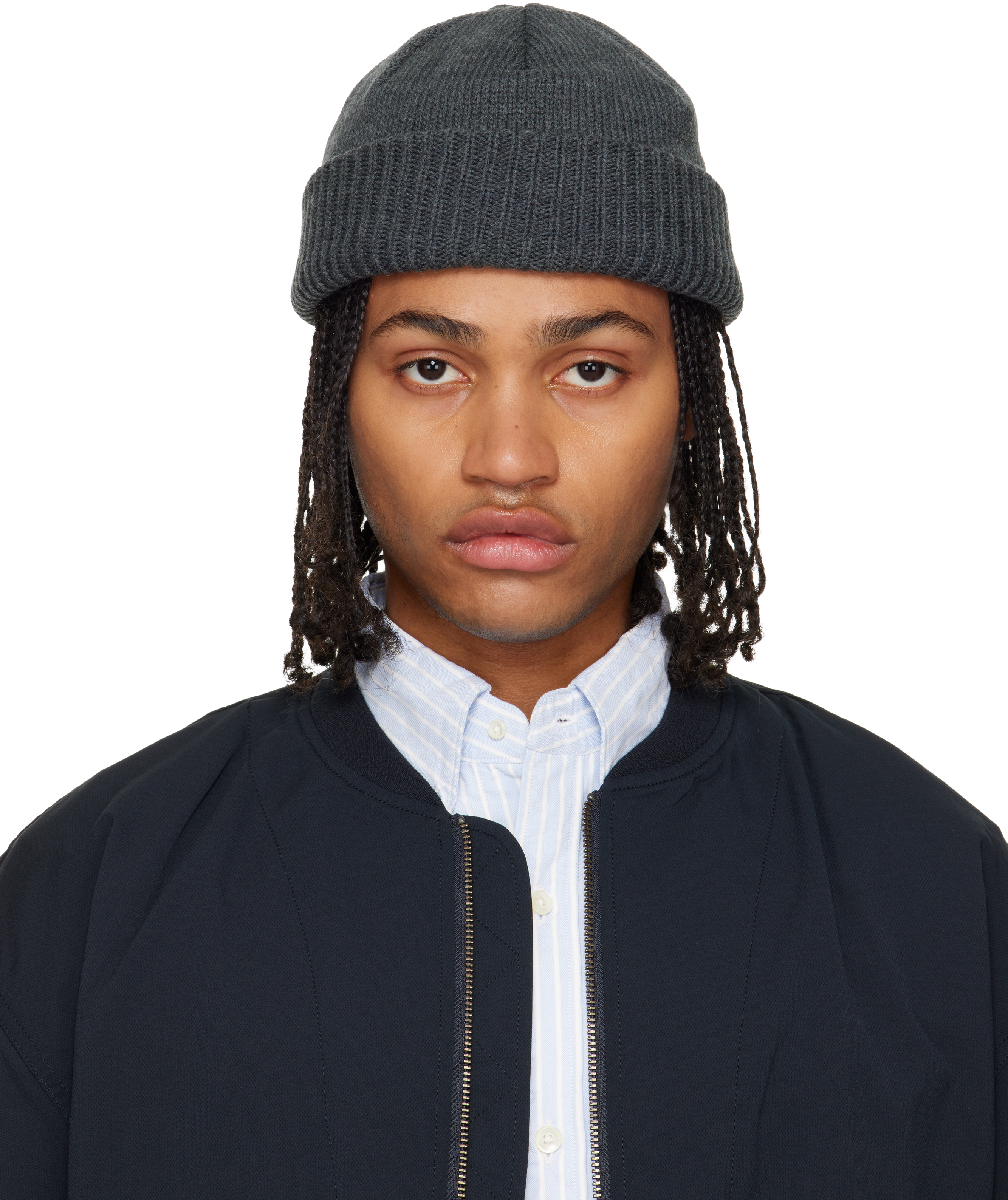 nanamicaのグレー Windstopper ビーニーがセール中