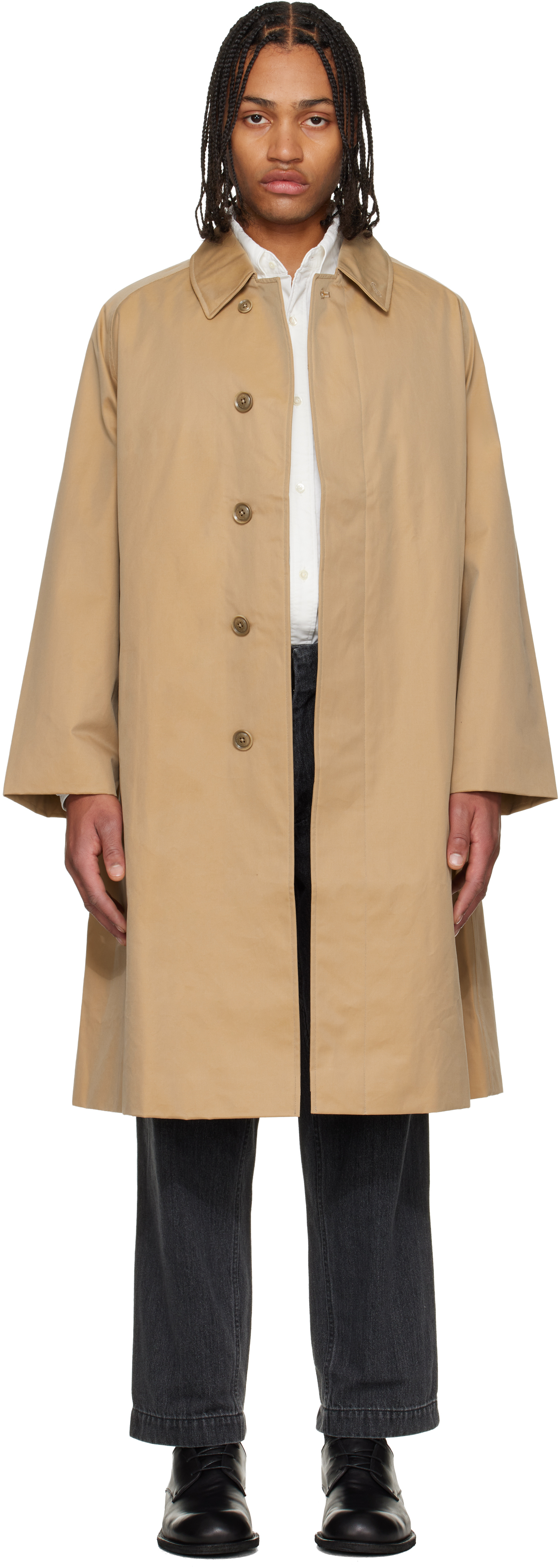 nanamica GORE-TEX ステンカラーコート ベージュ S nanamica/ GORE-TEX Soutien Collar Coat - W/