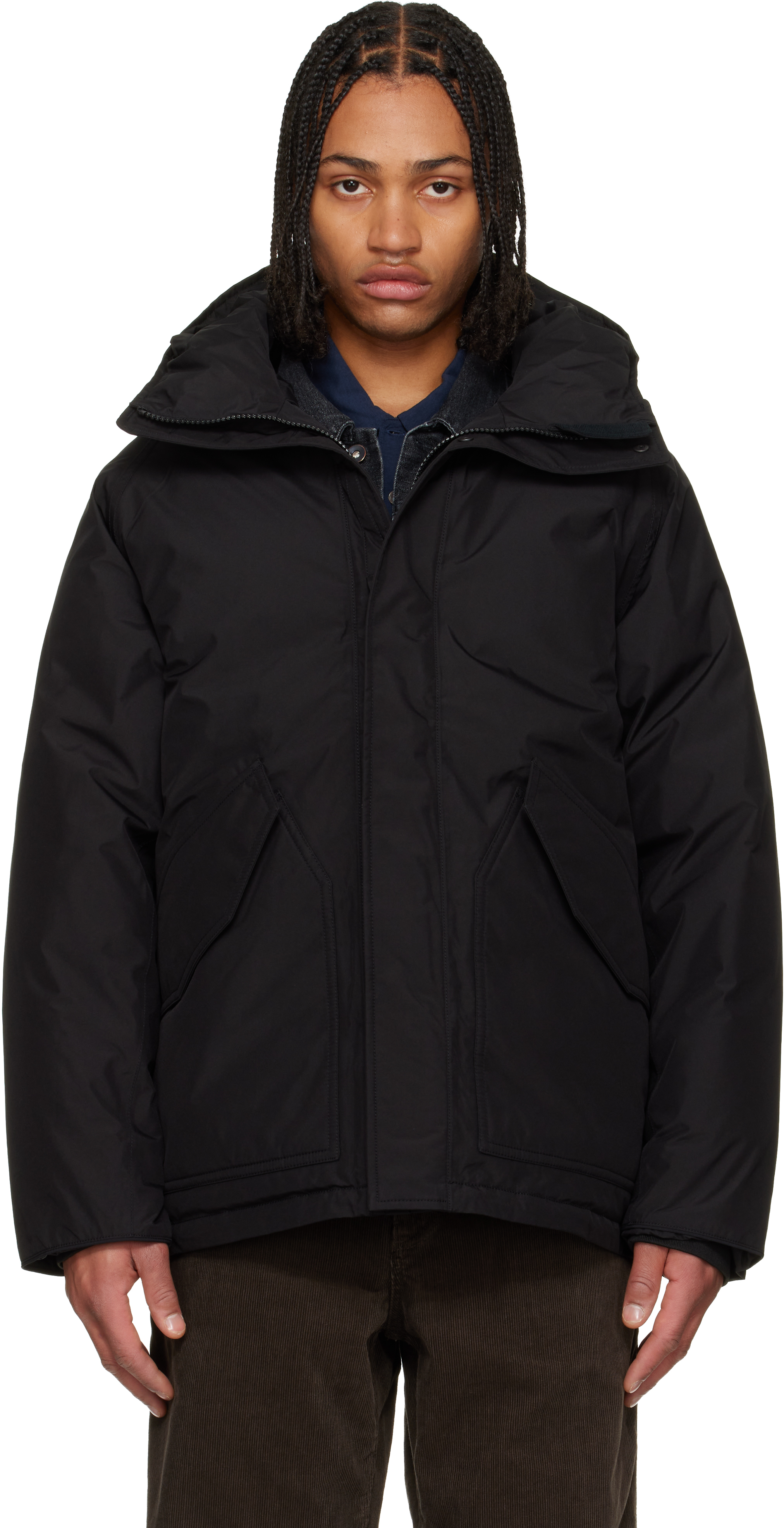 Black GORE-TEX Down Coat by nanamica on Sale
