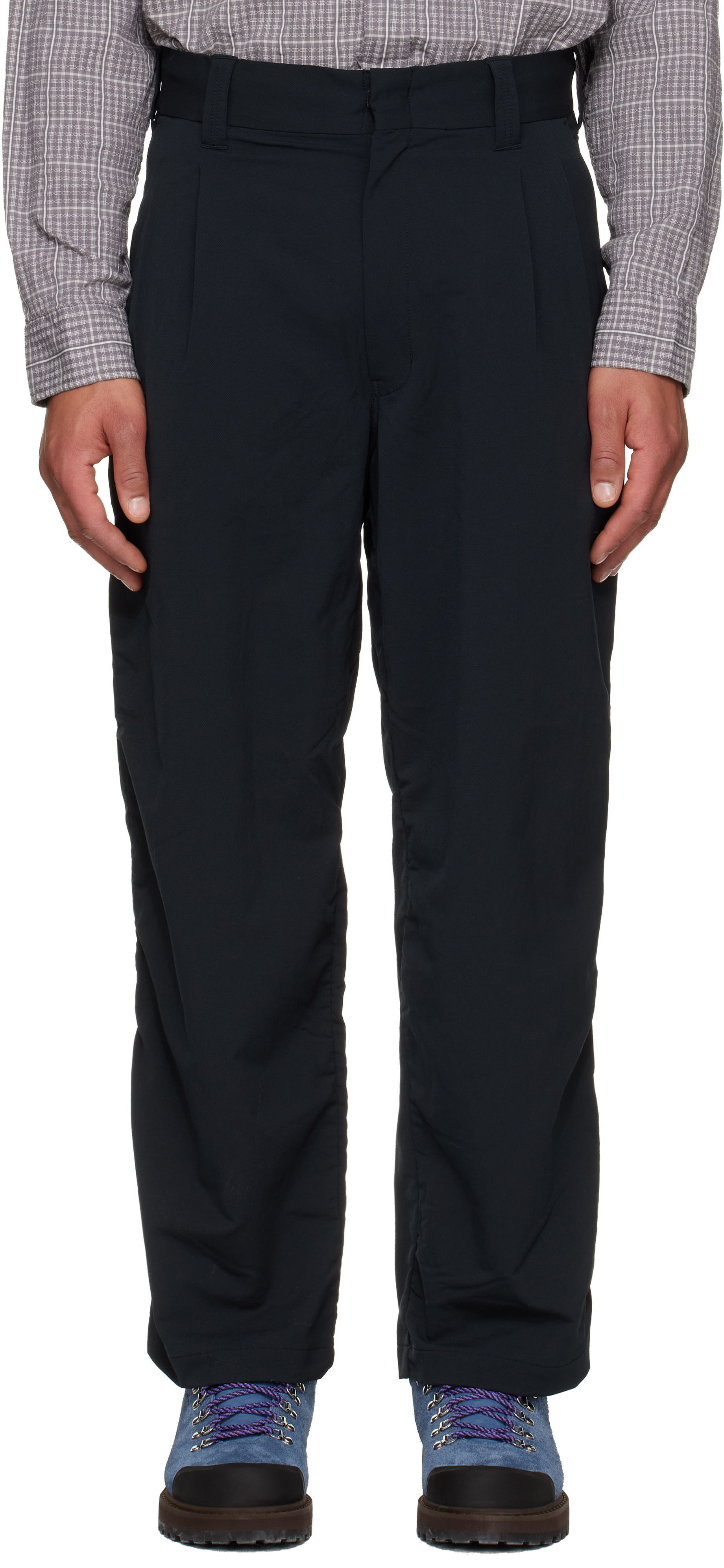 Navy ALPHADRY Club Trousers by nanamica on Sale