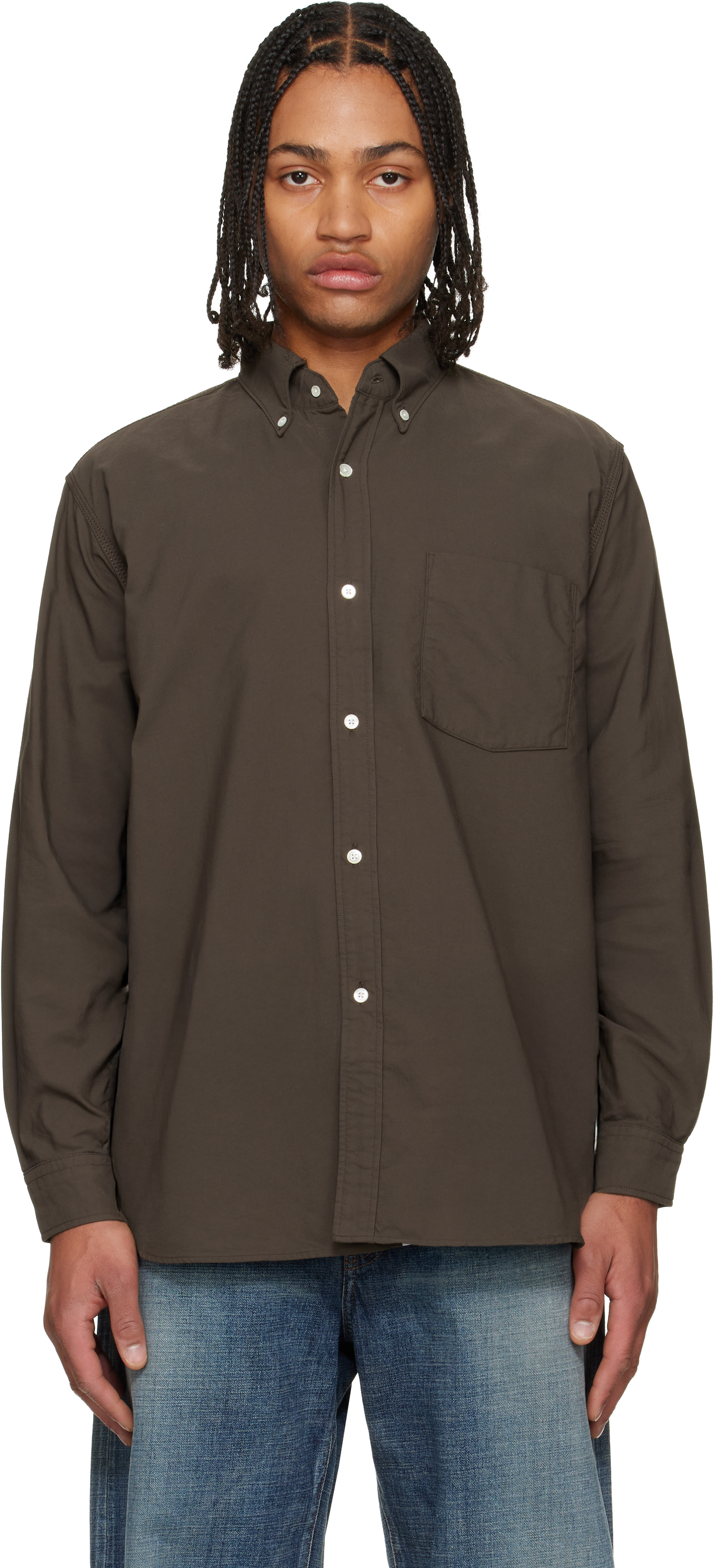 nanamica Big ButtonDown Wind StripeShirt nanamica ⁄ Button Down