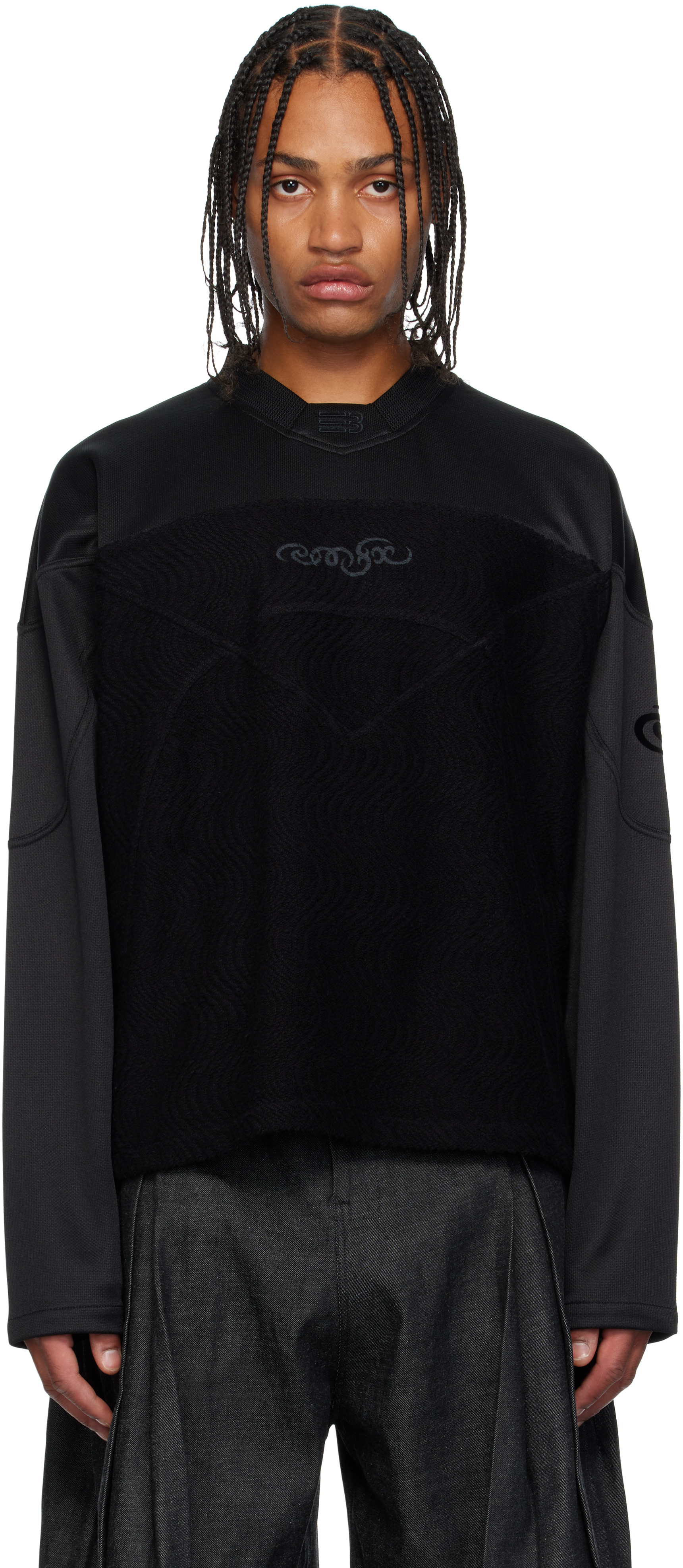 Namesake Keith LS Jersey ジャージ 長袖スウェットシャツ NAMESAKEのブラック Keith ジャージ 長袖 スウェットシャツがセール中