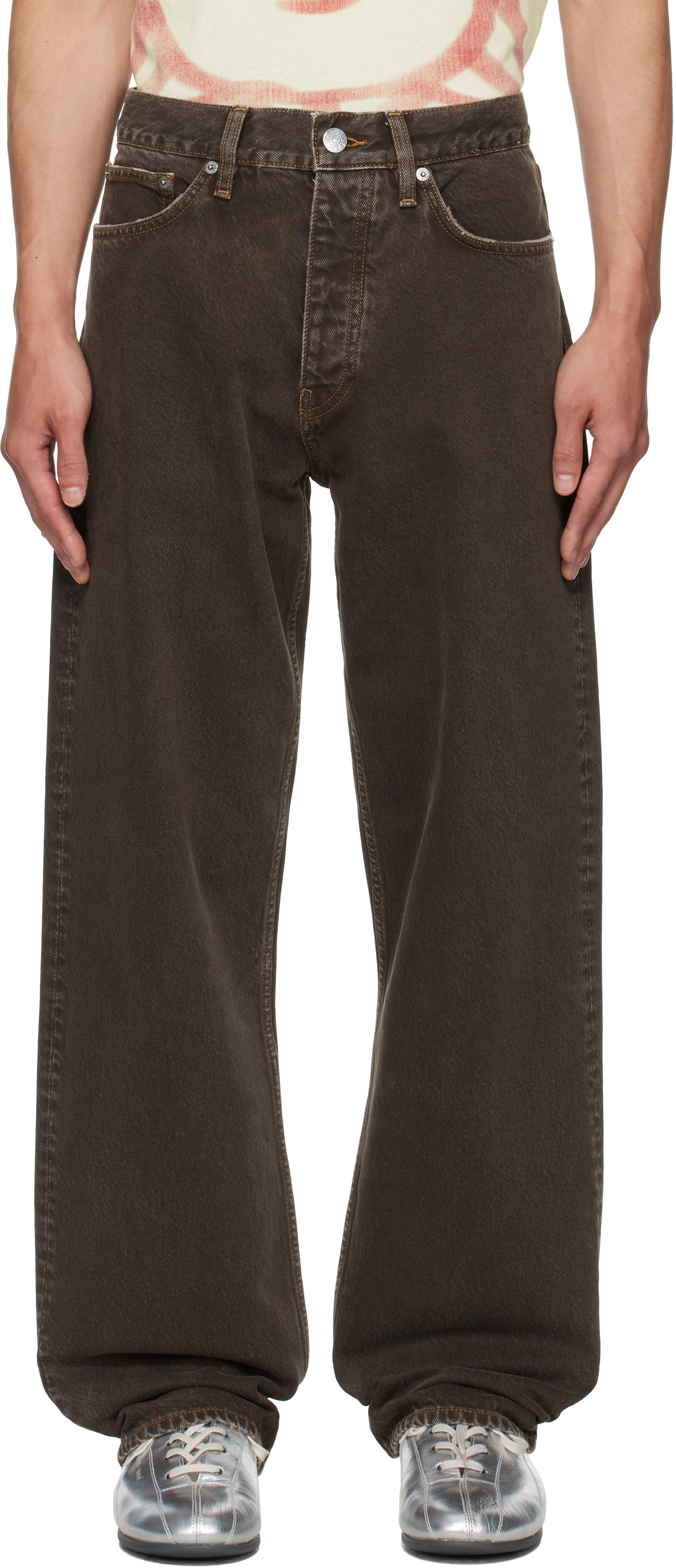 Brown Loose Jeans