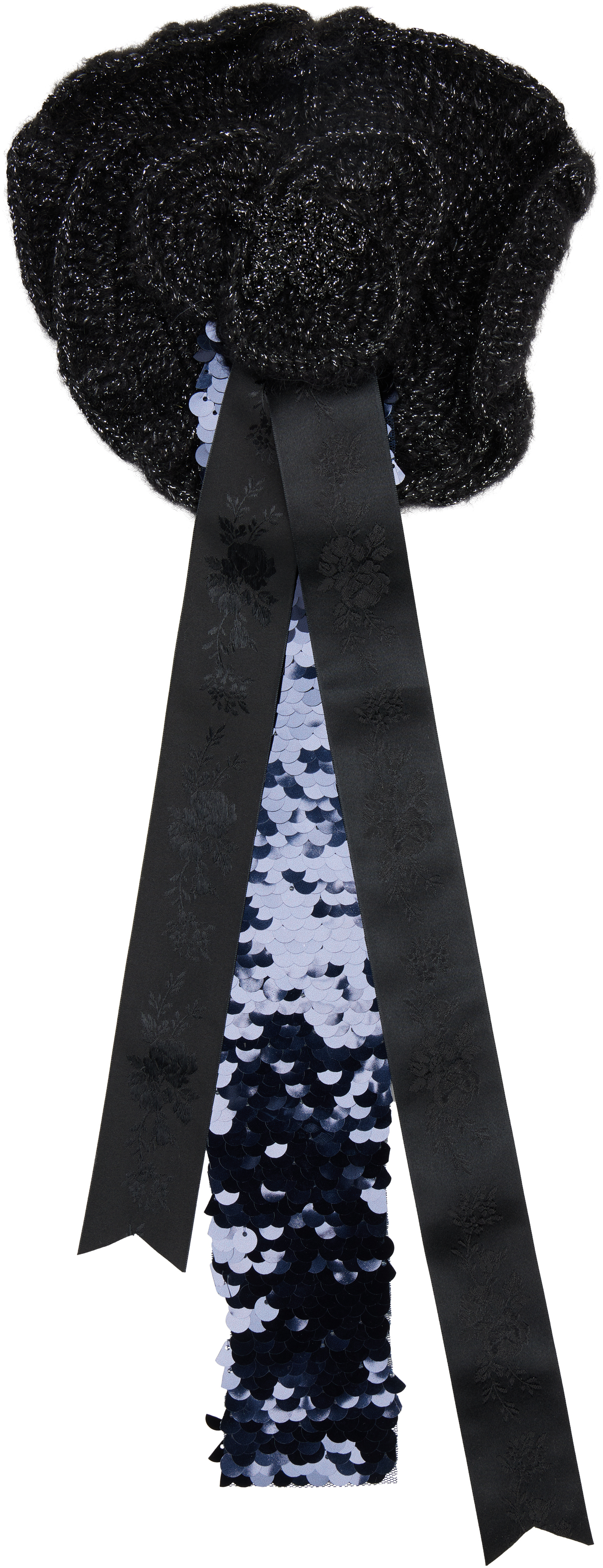 Edward Cuming Black Pésame Artisanal Brooch In Black