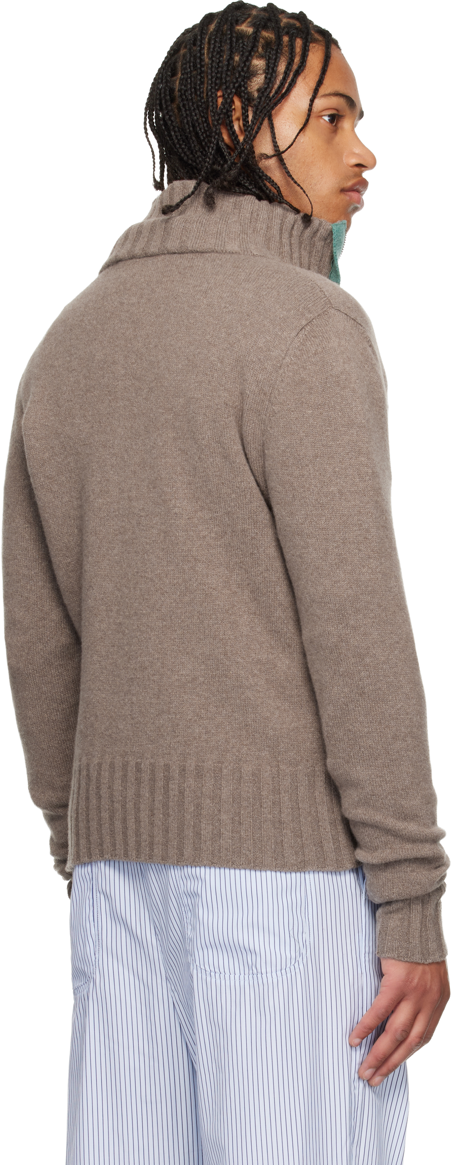 Edward Cuming Brown Vortex Window Jacket In Brown