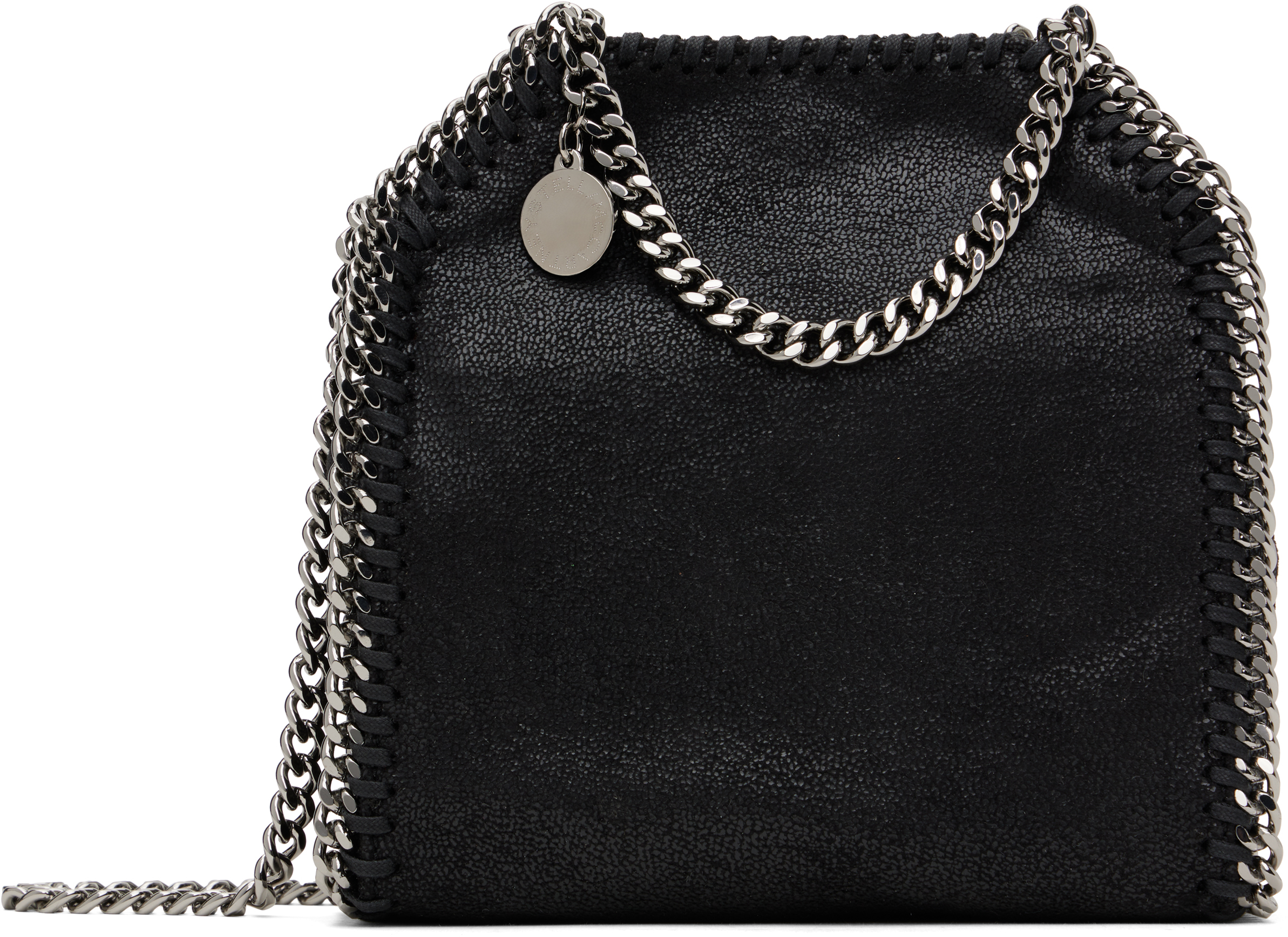 Stella Mccartney Black Falabella Tiny Tote Bag