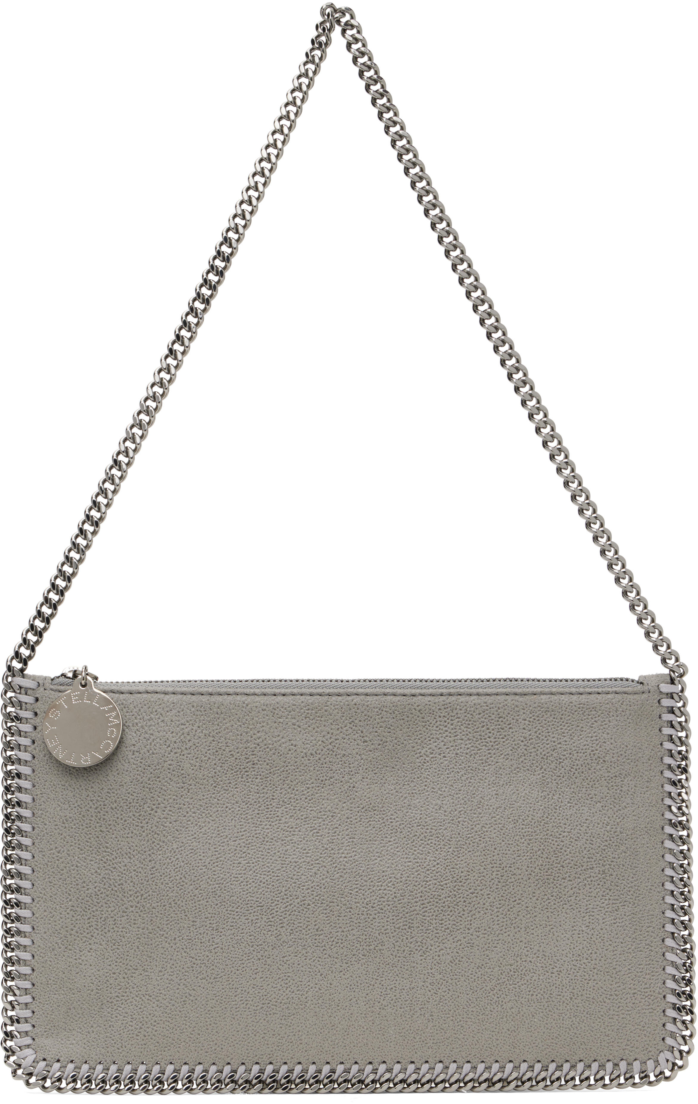 Stella Mccartney Gray Falabella Pochette Shoulder Bag