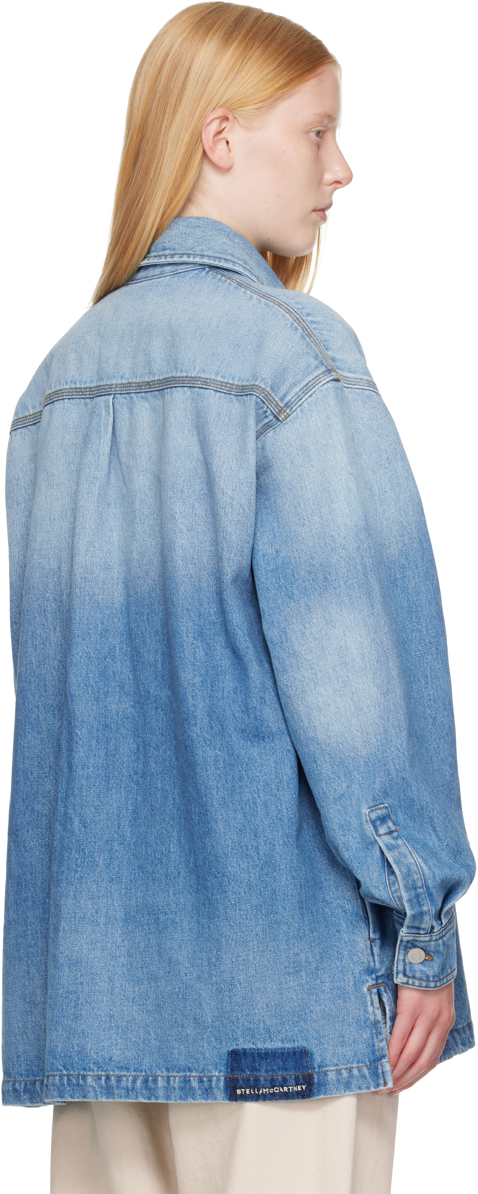 Stella Mccartney Blue Iconic Denim Shirt