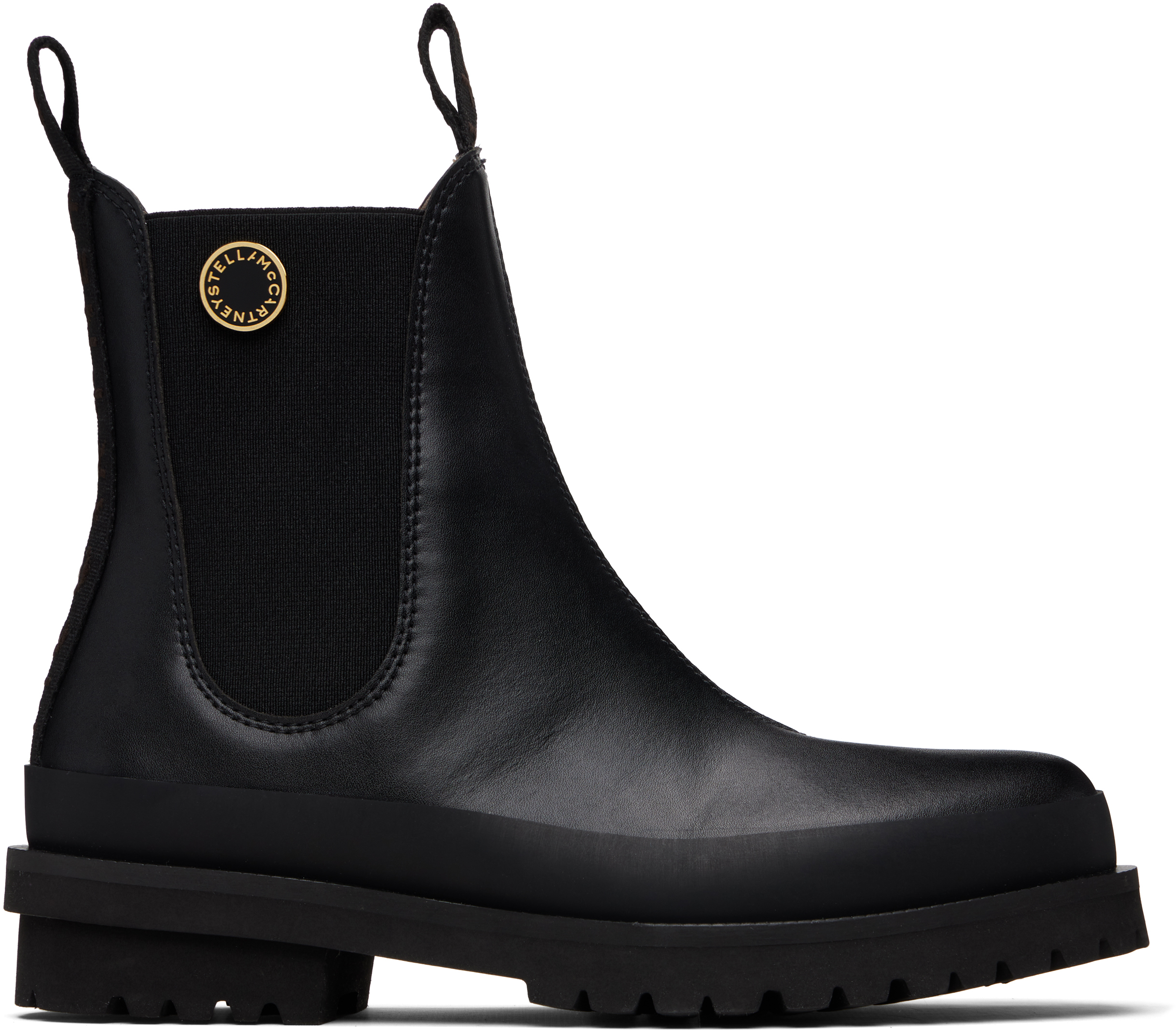 Black Alter Mat Boots by Stella McCartney on Sale