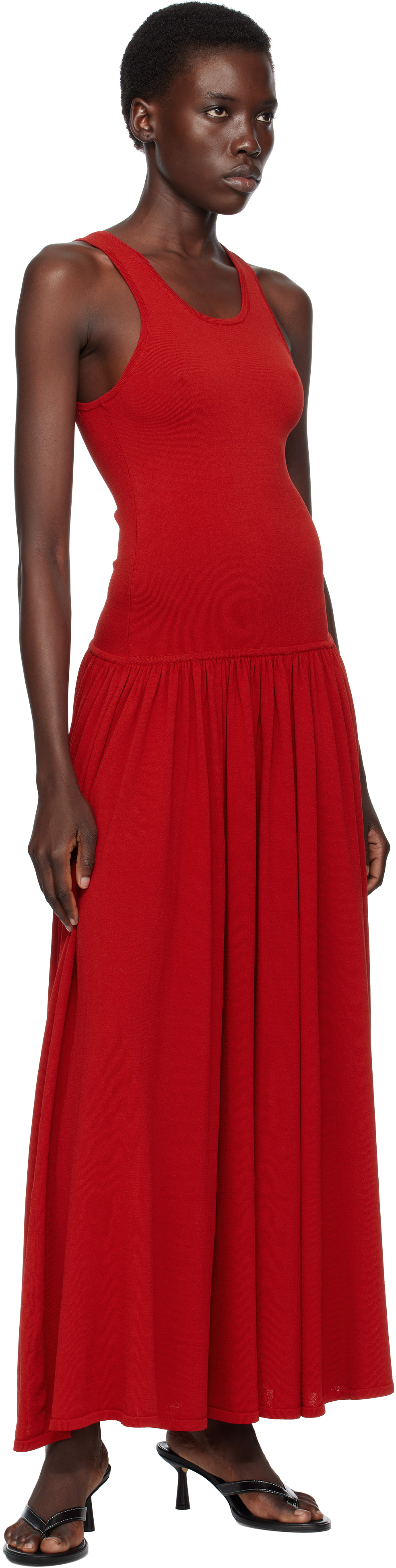 Shop Loulou De Saison Red Jada Maxi Dress