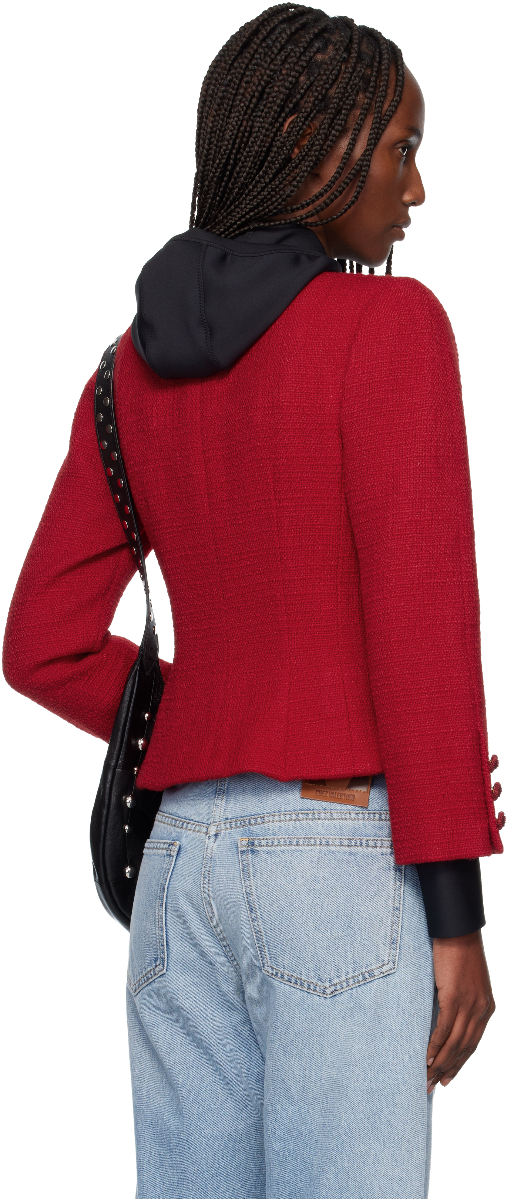 Valentino Red Tweed Jacket