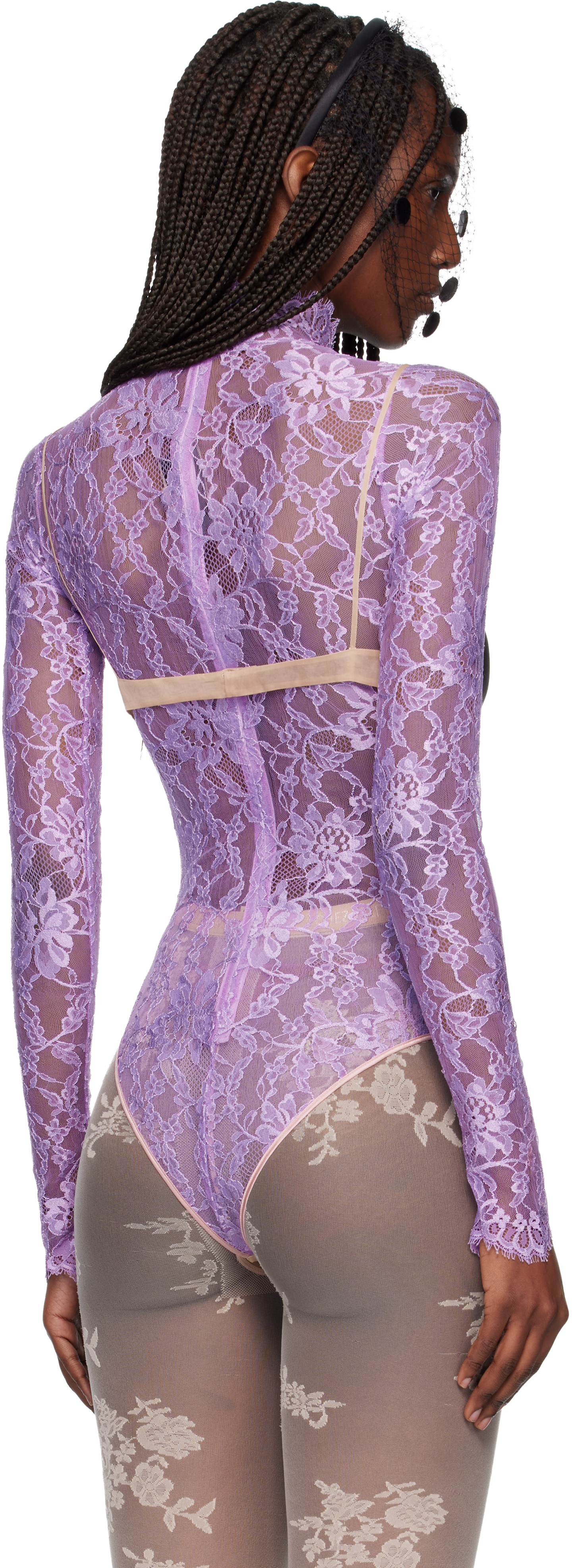 Valentino Black Duchesse Bra Top In Black