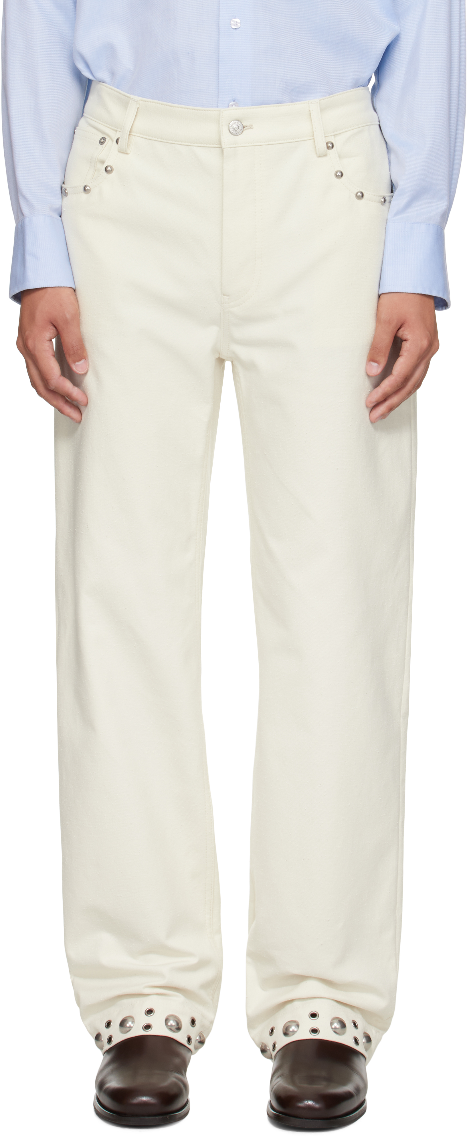 Off-White Studded Trousers