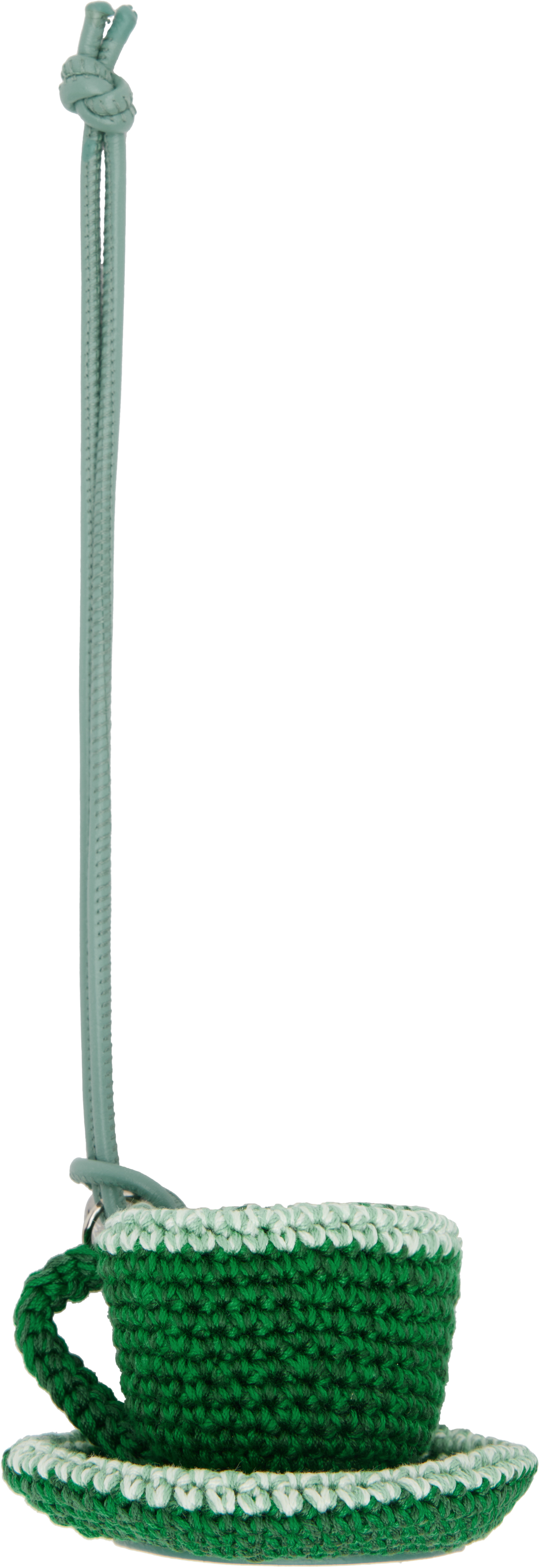 Jw Anderson Green Teacup Charm Keychain