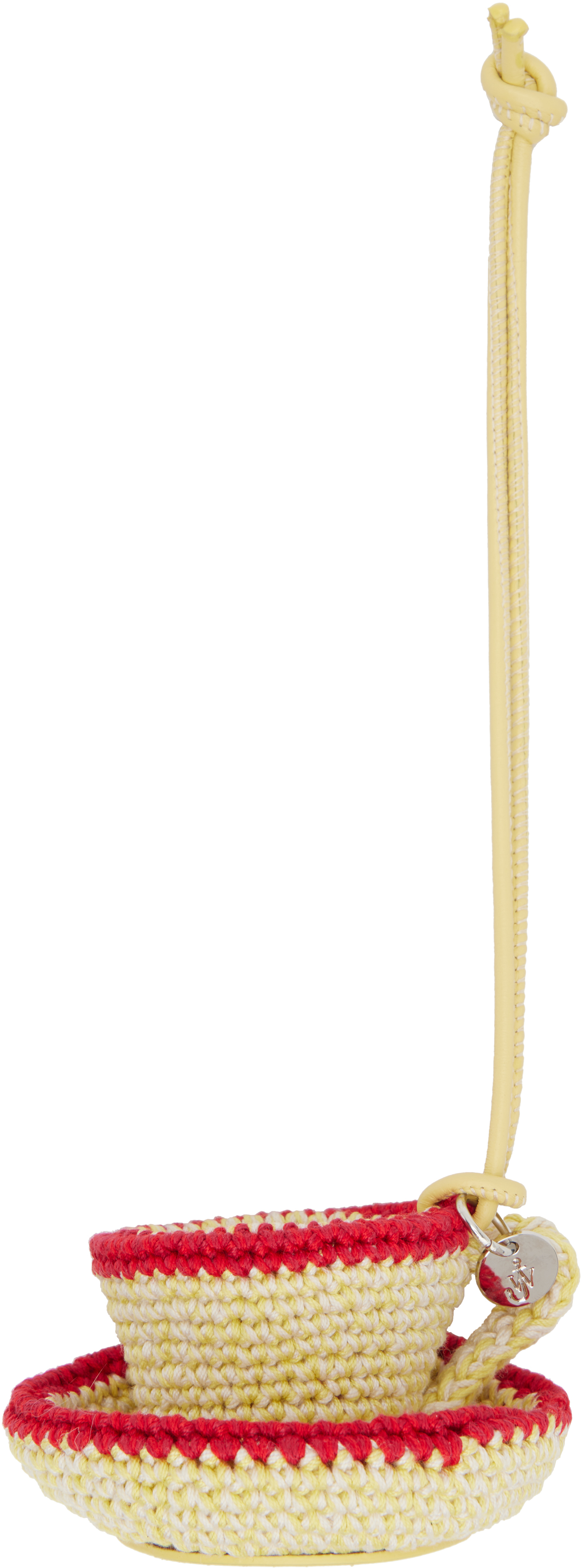 Jw Anderson Yellow & Red Teacup Charm Keychain