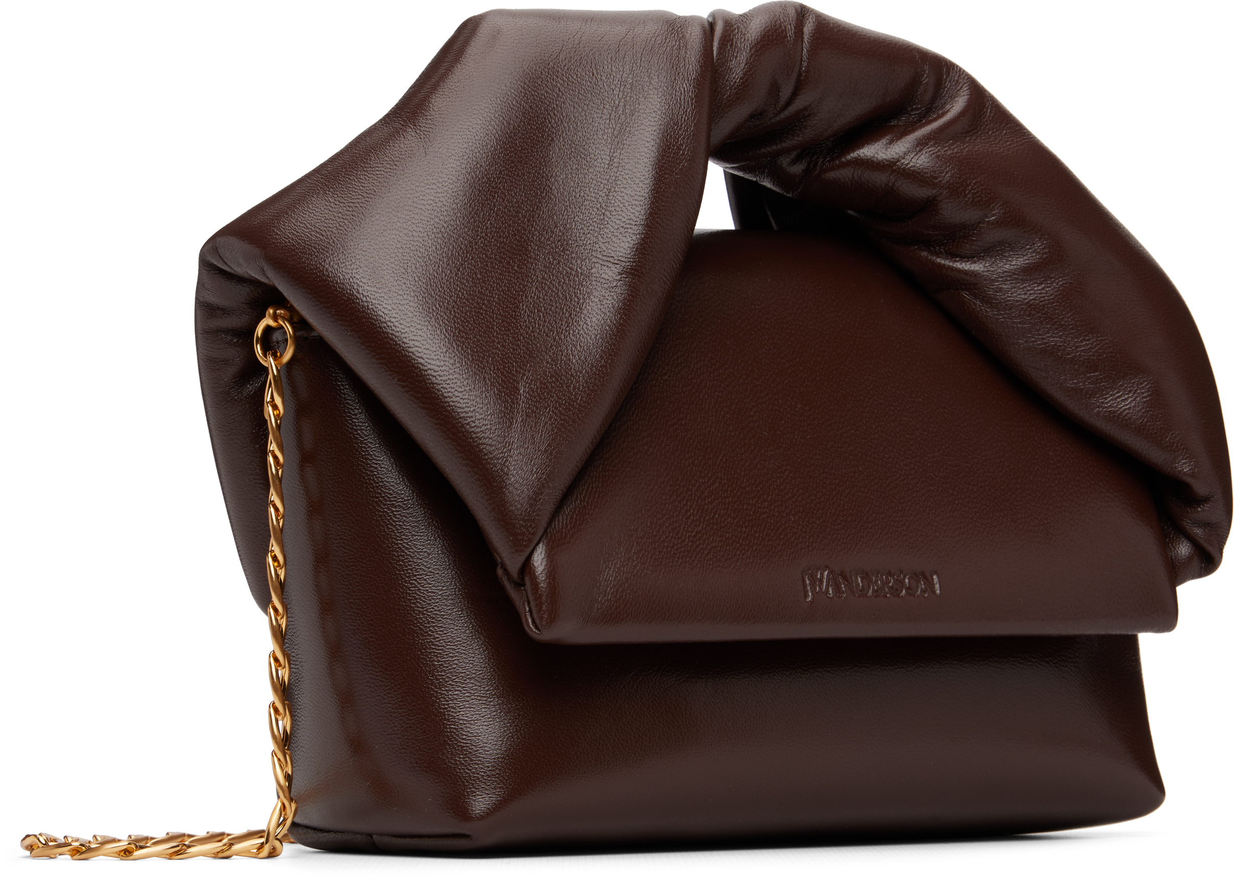 Jw Anderson Small Twister Bag In Brown