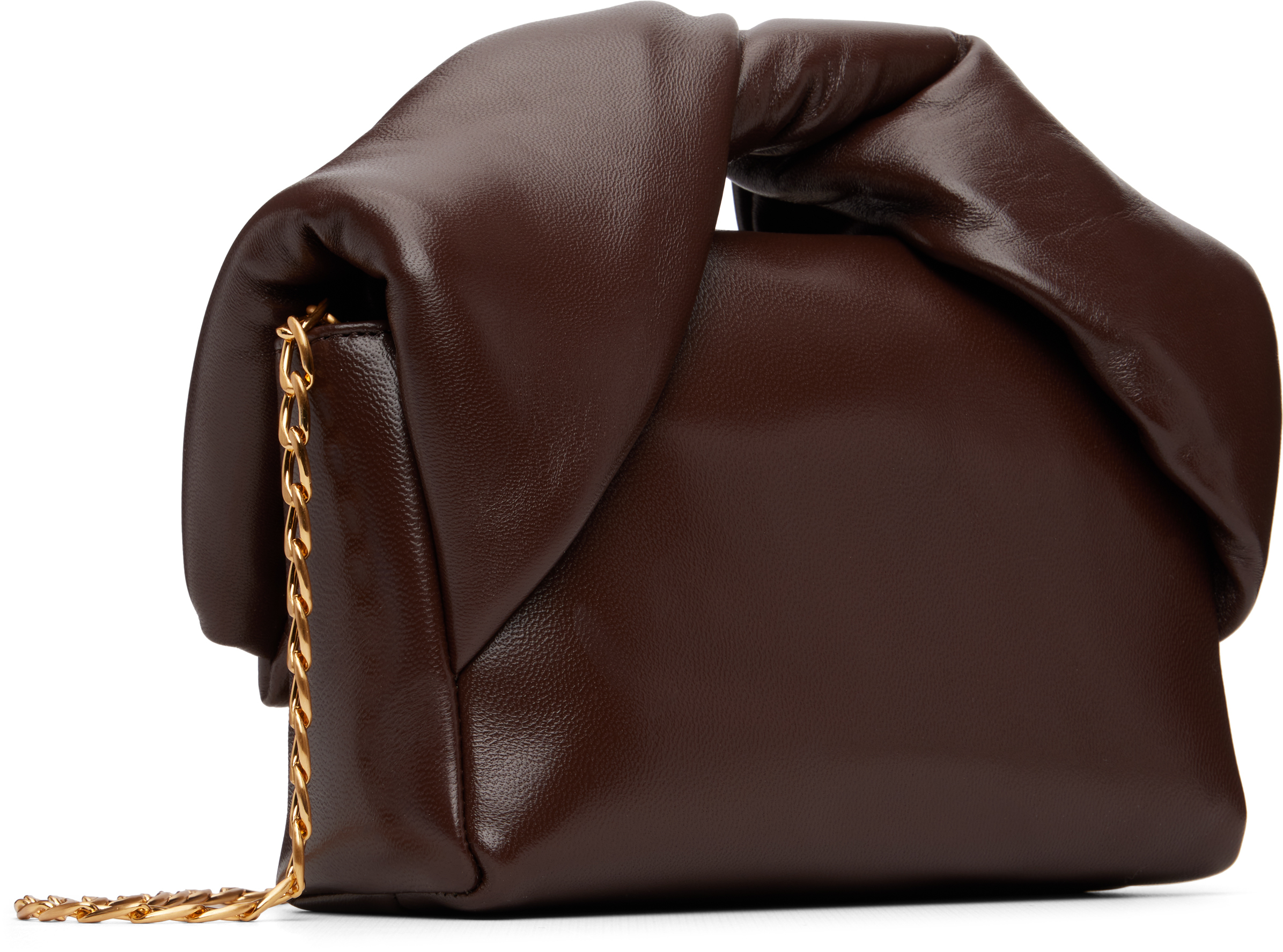 Jw Anderson Small Twister Bag In Brown