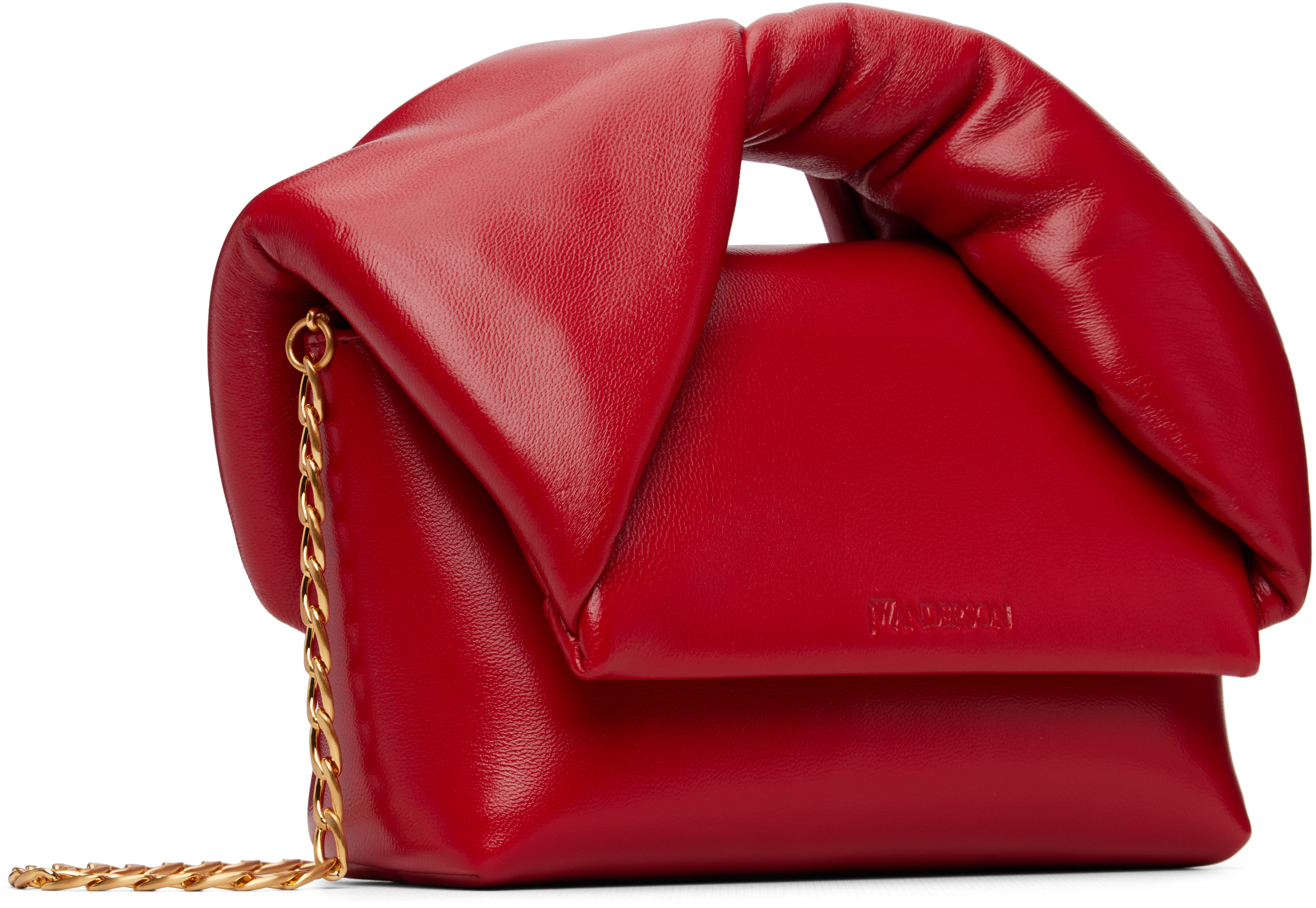 Jw Anderson Red Small Twister Bag