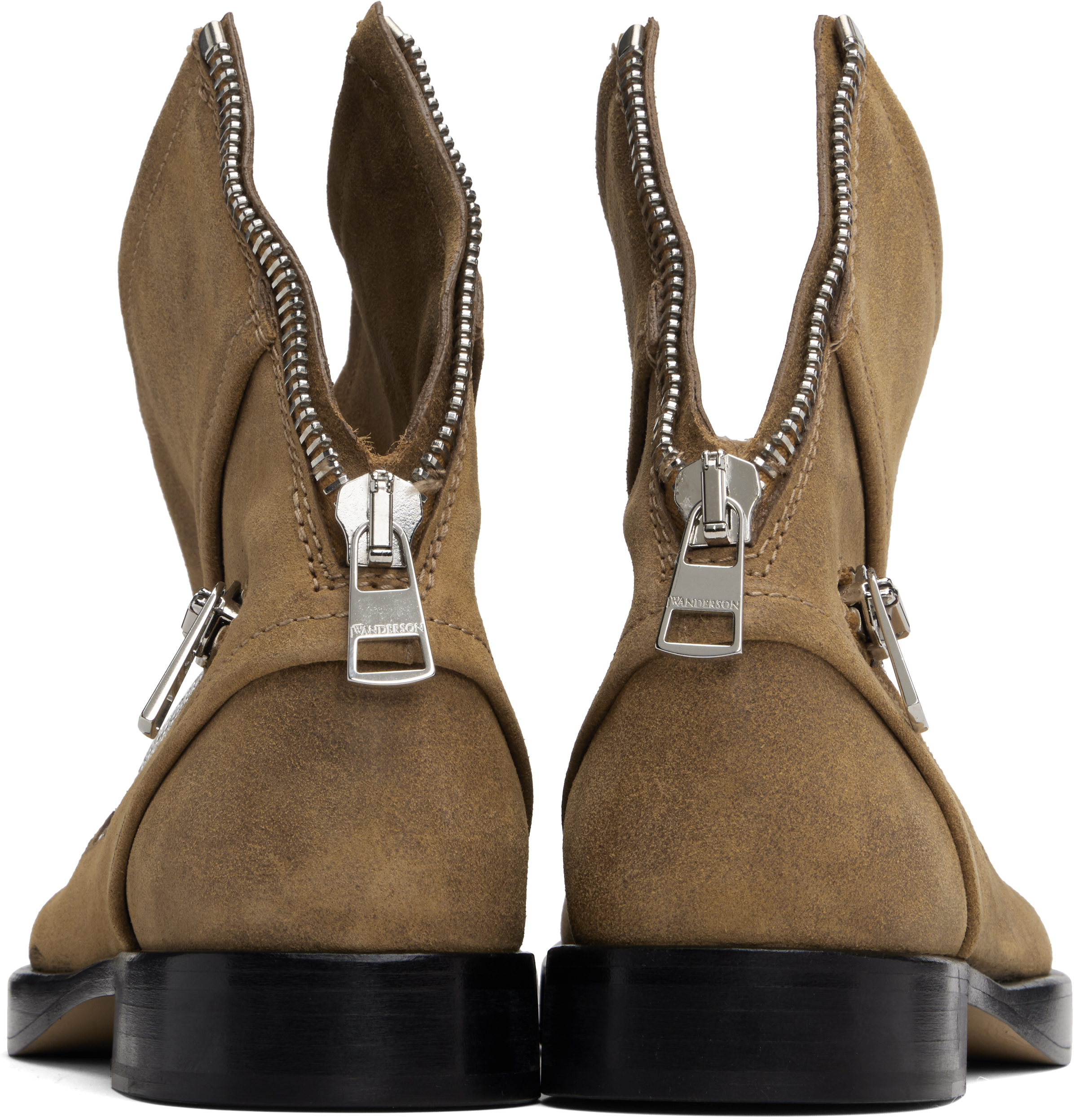 Jw Anderson Biker Ankle Boots In Brown