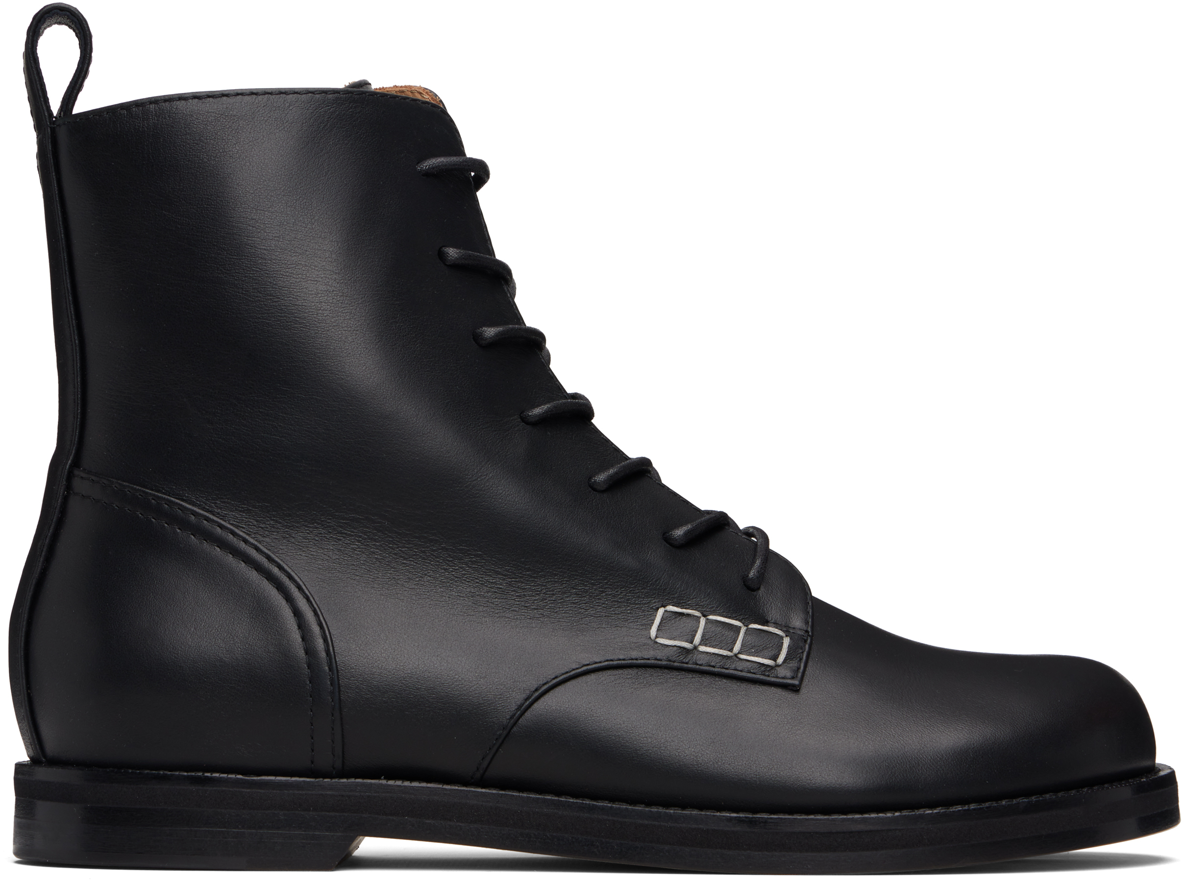 JW ANDERSONブラックレザーサイドゴアブーツ 38 Jw Anderson ウィメンズ ブーツ | SSENSE 日本