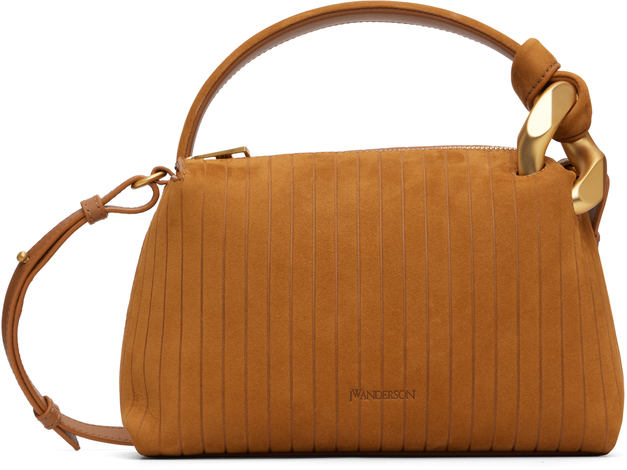 Jw Anderson Tan 'the Jwa Small Corner' Bag In Brown