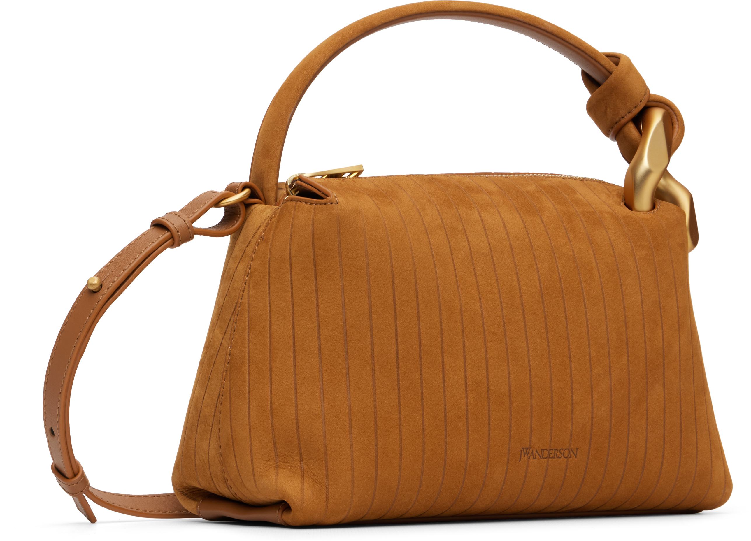 Jw Anderson Tan 'the Jwa Small Corner' Bag In Brown