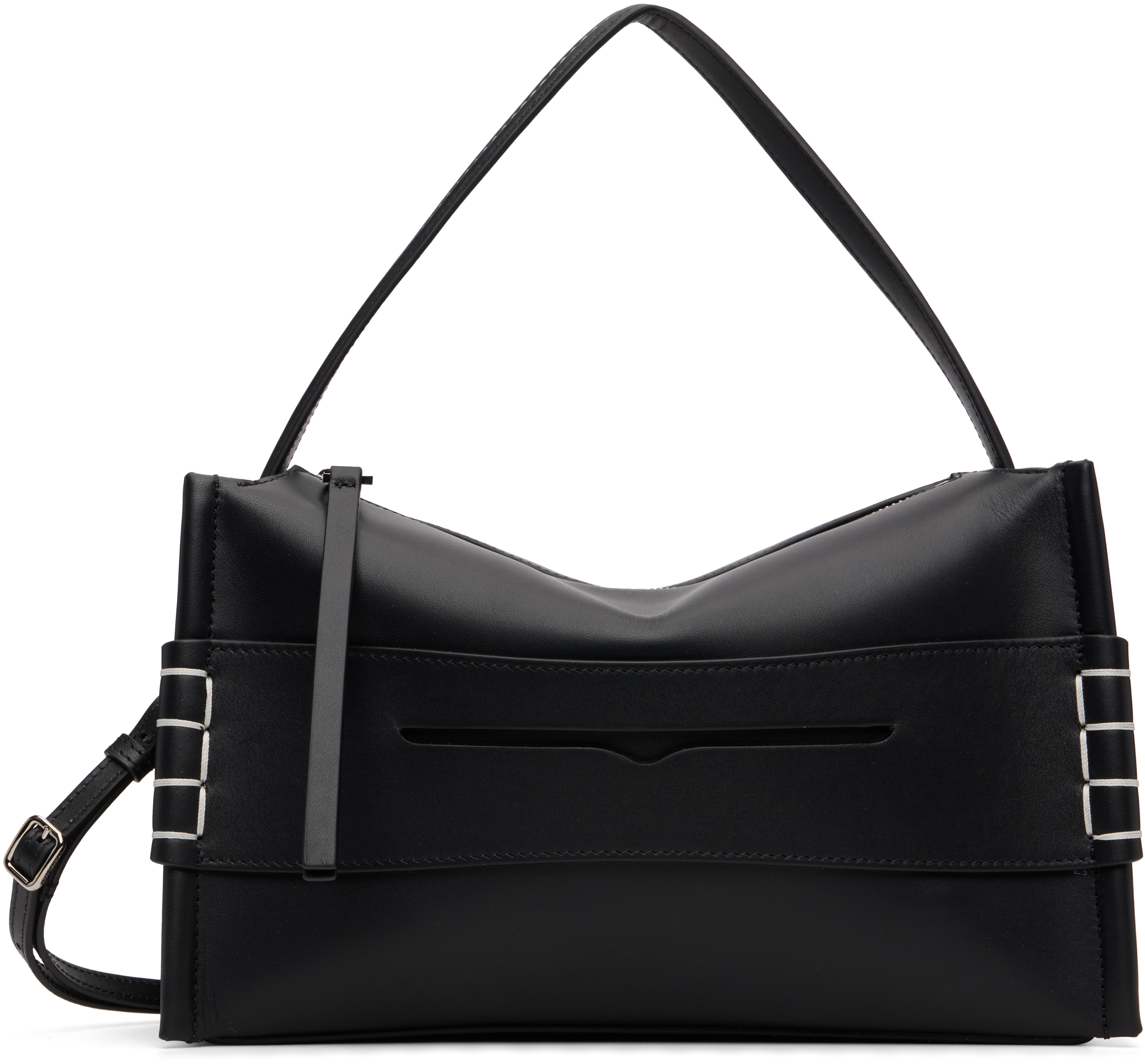 Jw Anderson Black Small Loafer Bag In Black