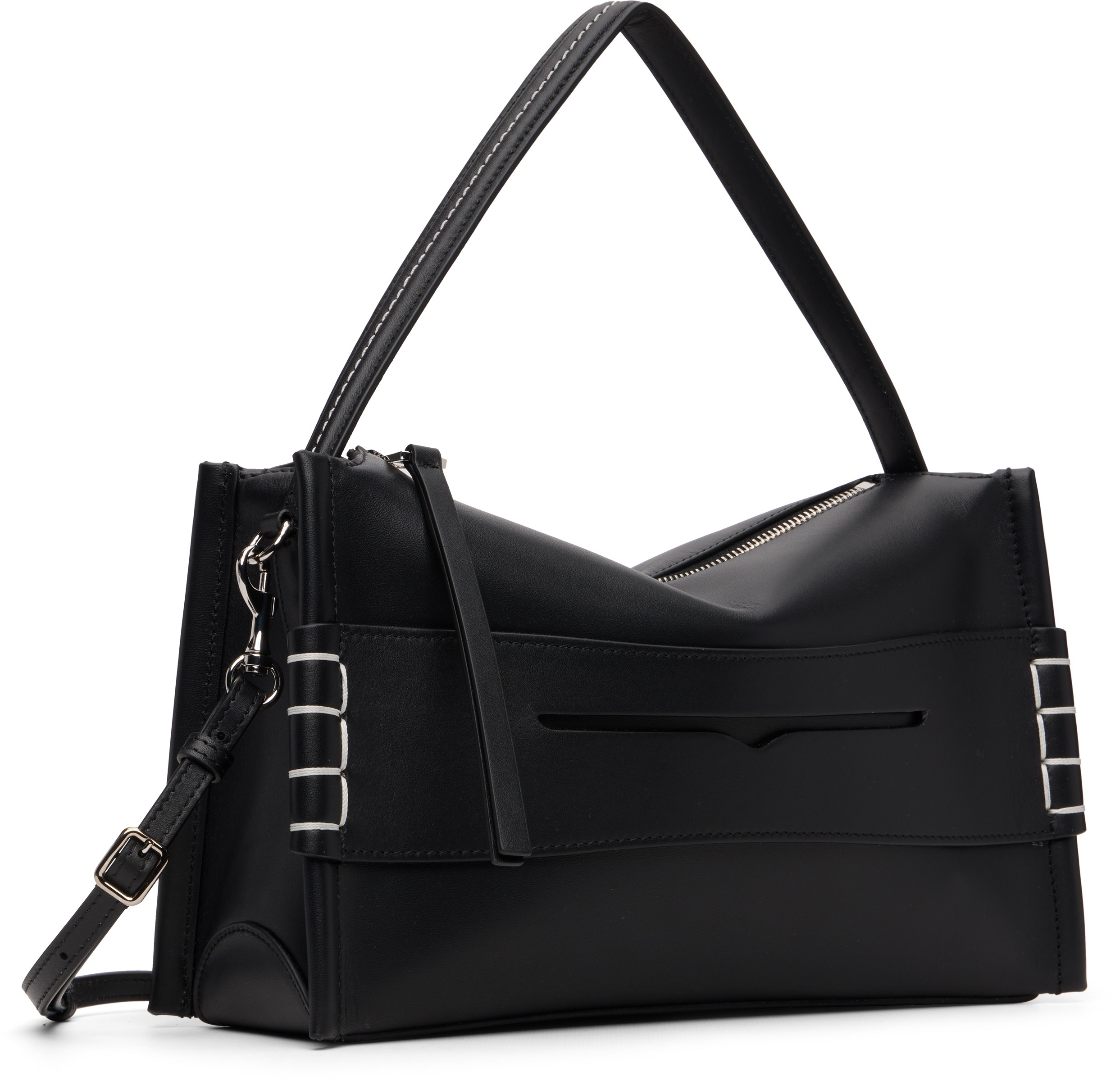 Jw Anderson Black Small Loafer Bag In Black