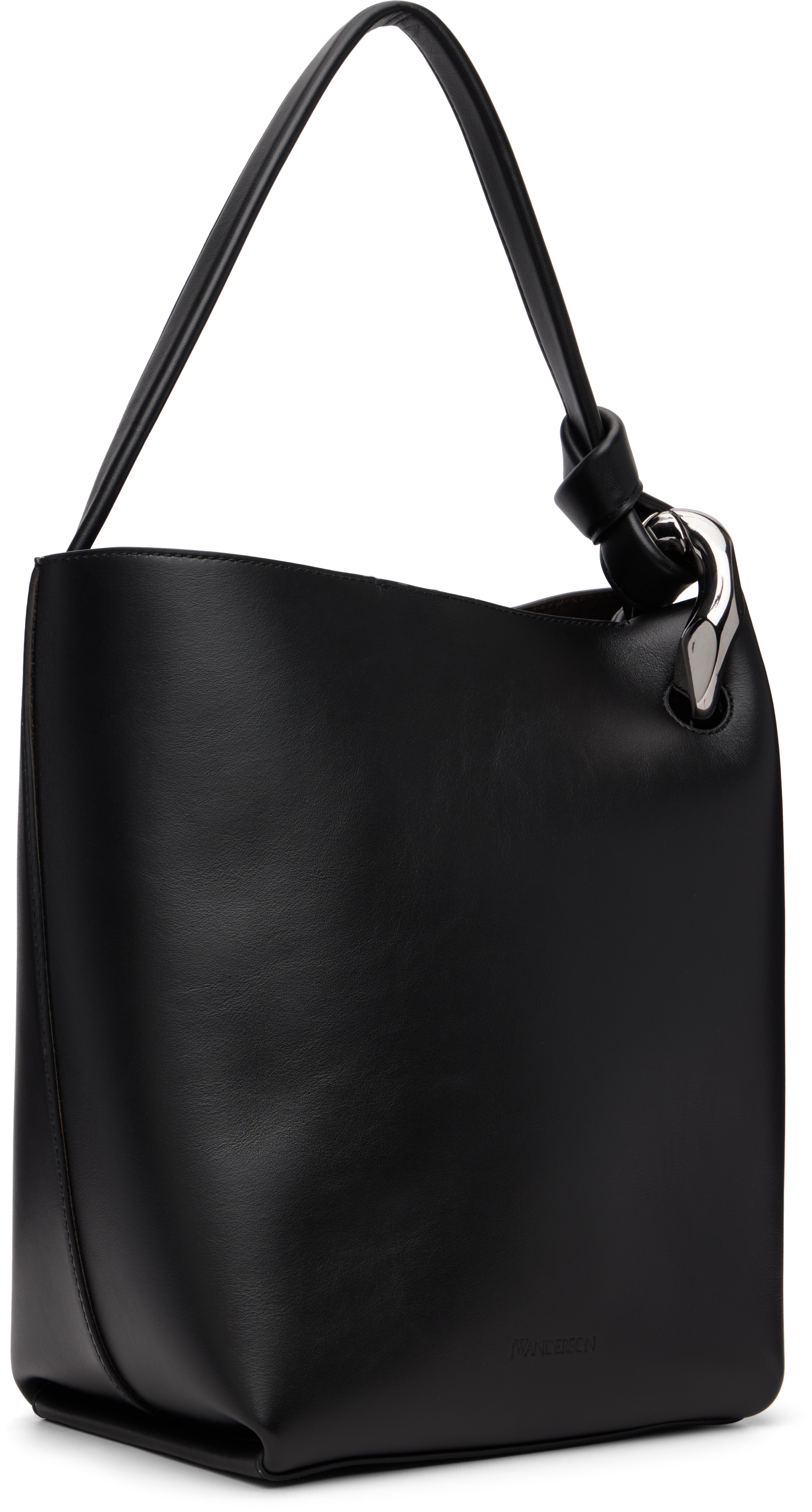 Jw Anderson Black 'the Jwa Corner Bucket' Bag In Black