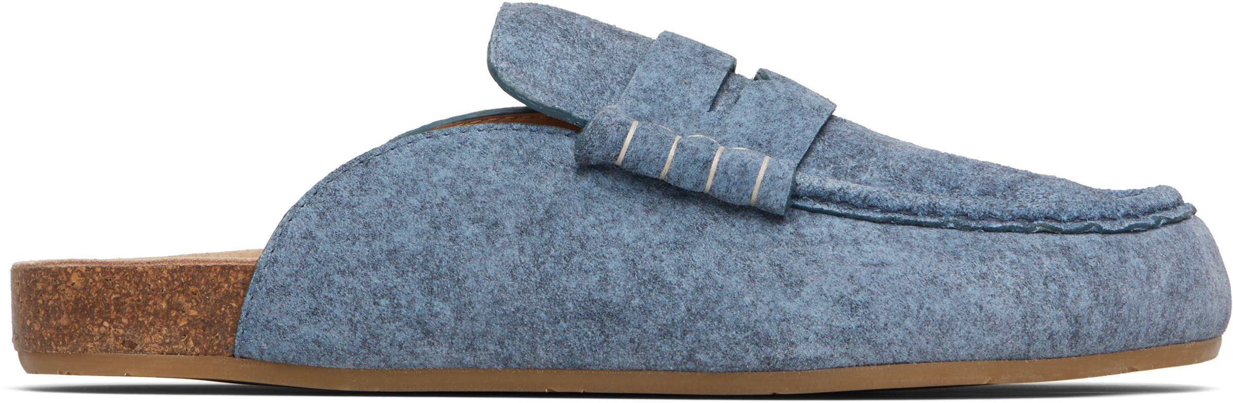 Jw Anderson Stitch Loafer In Blue