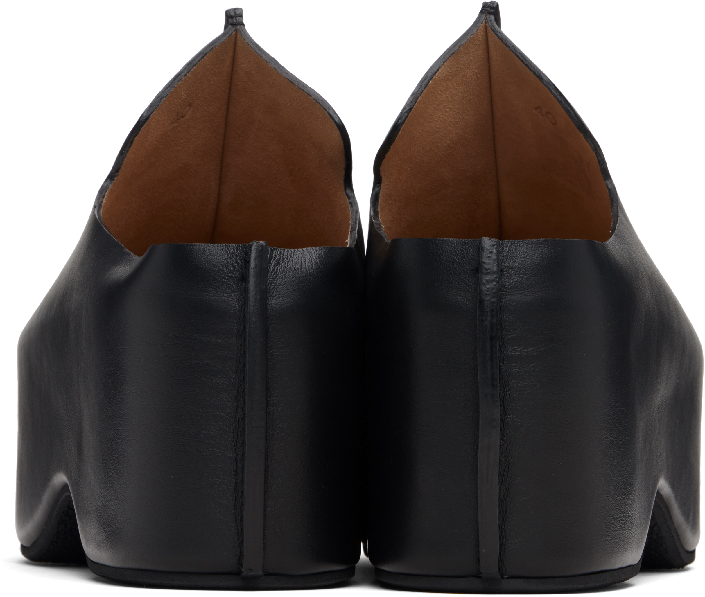 Jw Anderson Black Platform Clogs In Black
