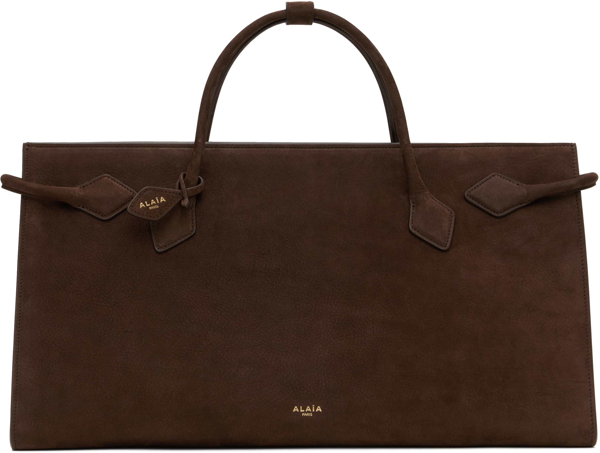 ALAÏA BROWN 'LE TECKEL' TOTE