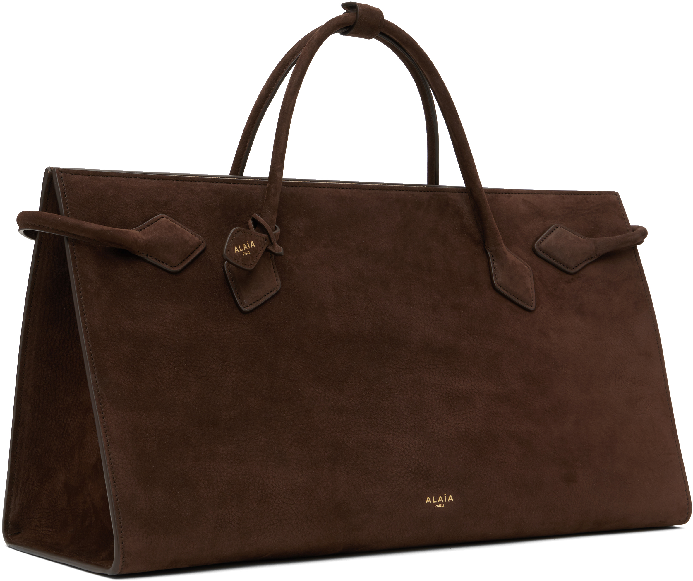ALAÏA BROWN 'LE TECKEL' TOTE