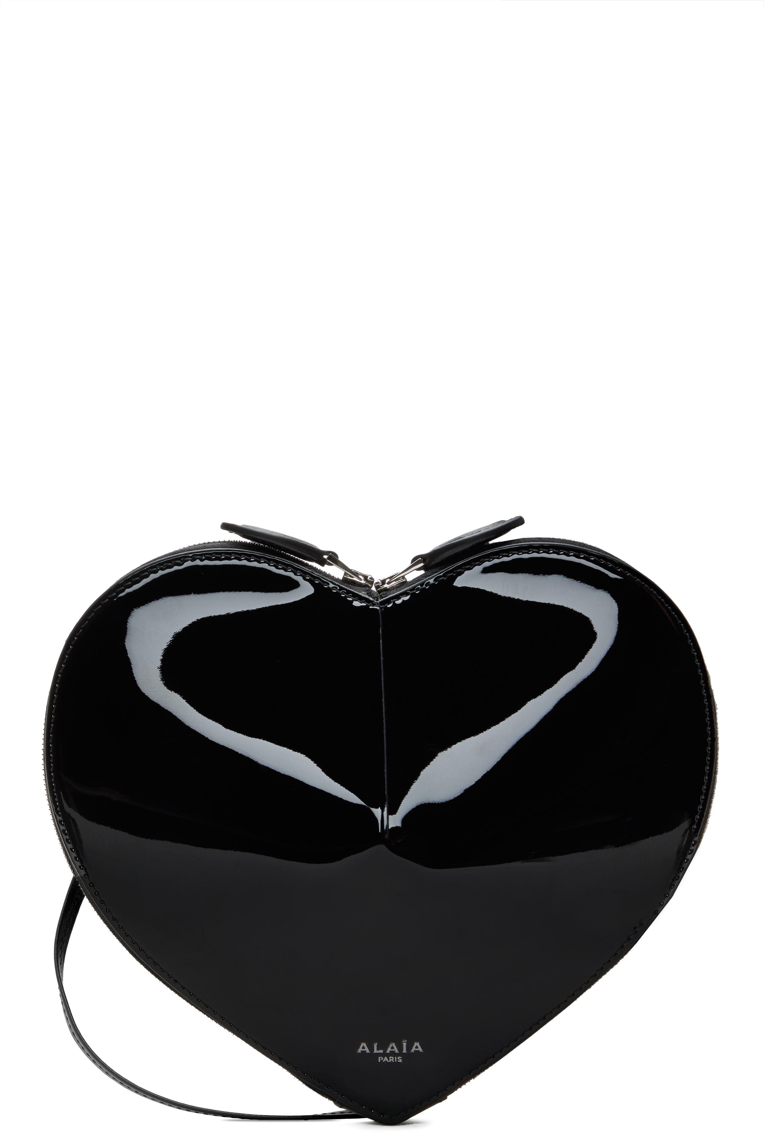 ALAÏA: ブラック 'Le Coeur' カーフスキン バッグ | SSENSE 日本 ALAÏA: ブラック 'Le Coeur' カーフスキン バッグ | SSENSE 日本