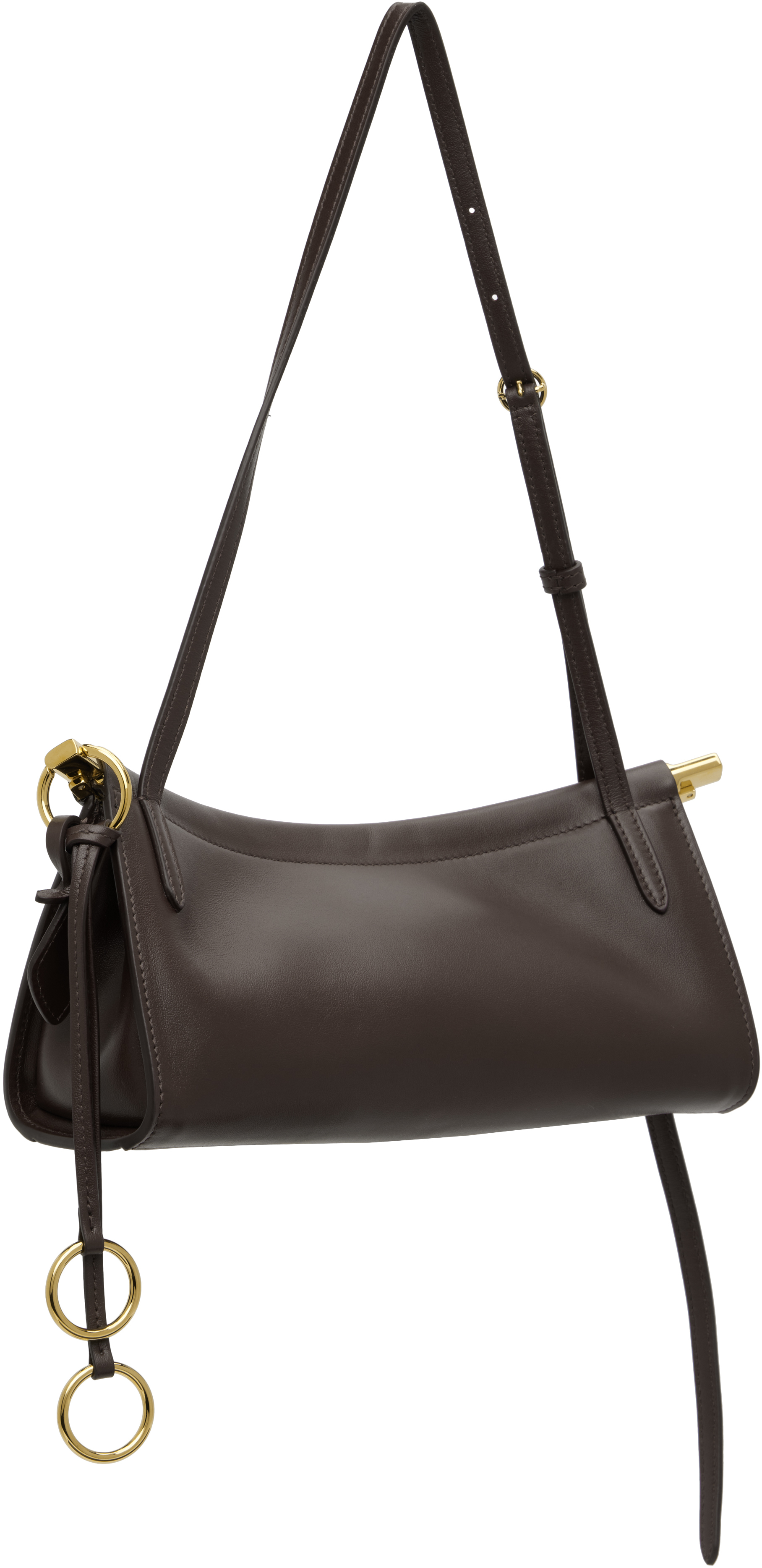 Alaïa Brown 'le Click' East West Small Bag