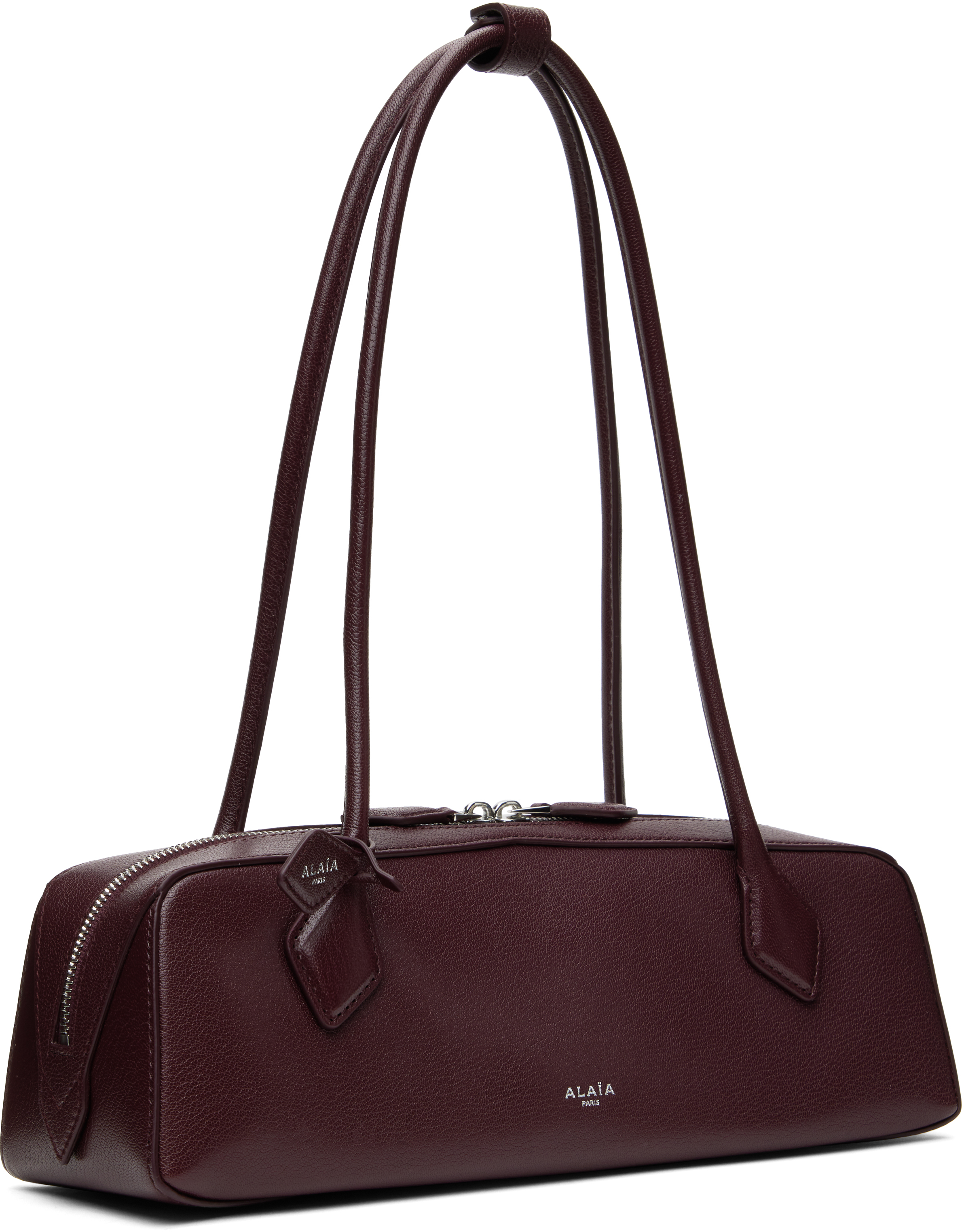 Alaïa Burgundy 'le Teckel' Medium Bag In Burgundy