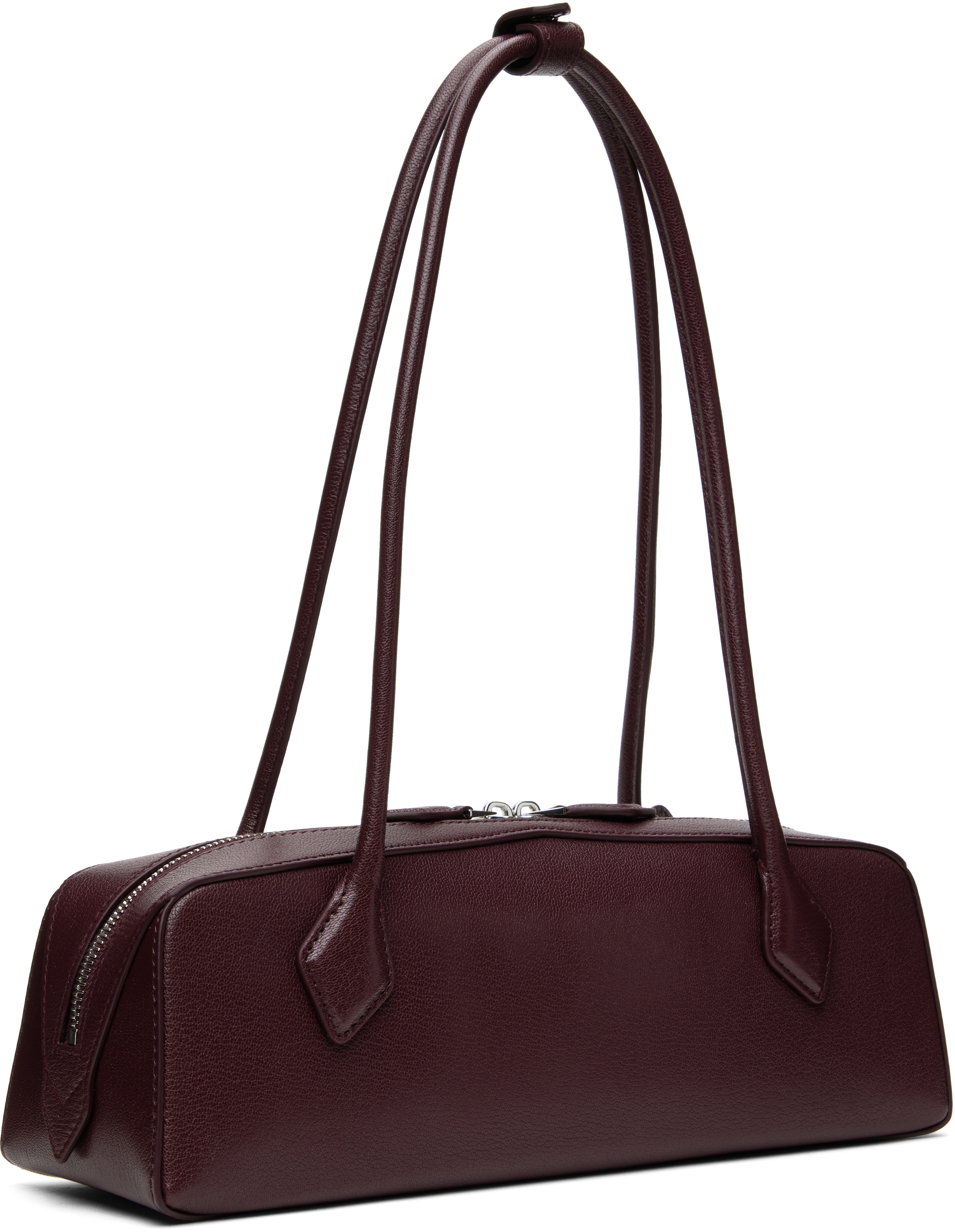 Alaïa Burgundy 'le Teckel' Medium Bag In Burgundy
