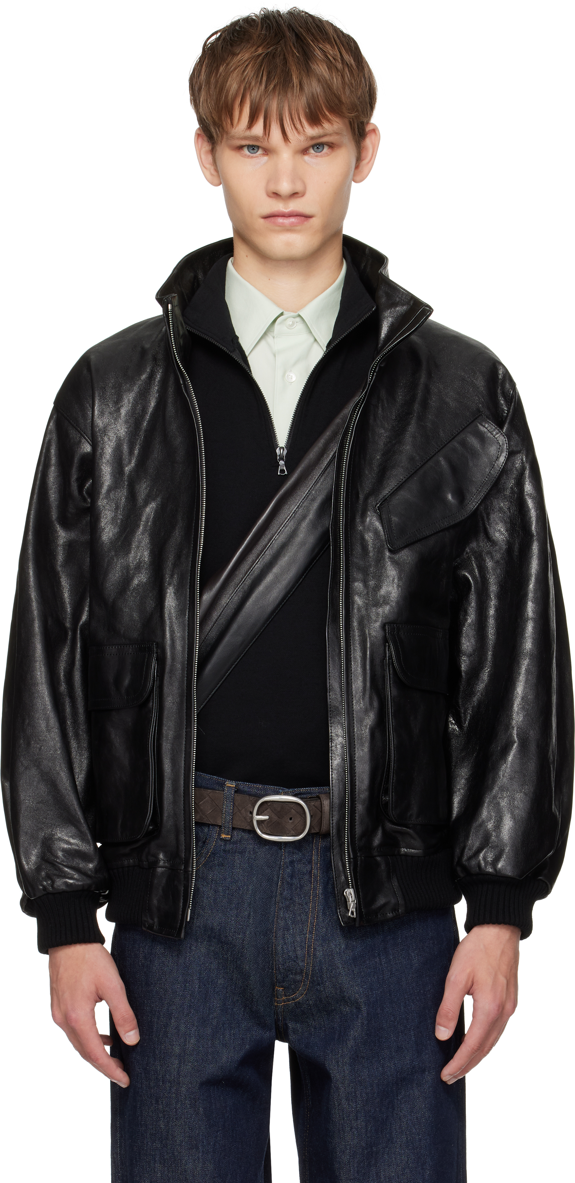 ジャケット・アウター AURALEE lamb leather zip blouson size3 Lamb Leather Zip Blouson – La Garçonne