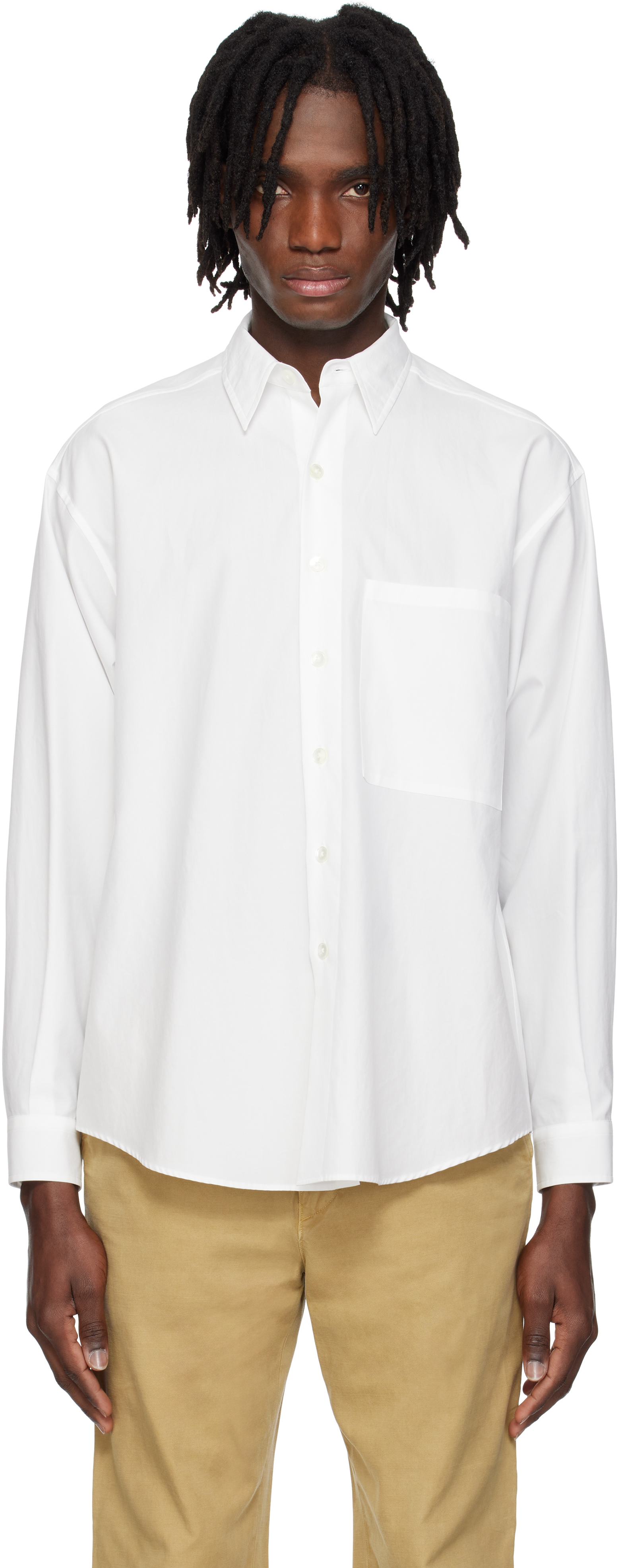 Blue Washed Finx Twill Big Shirt