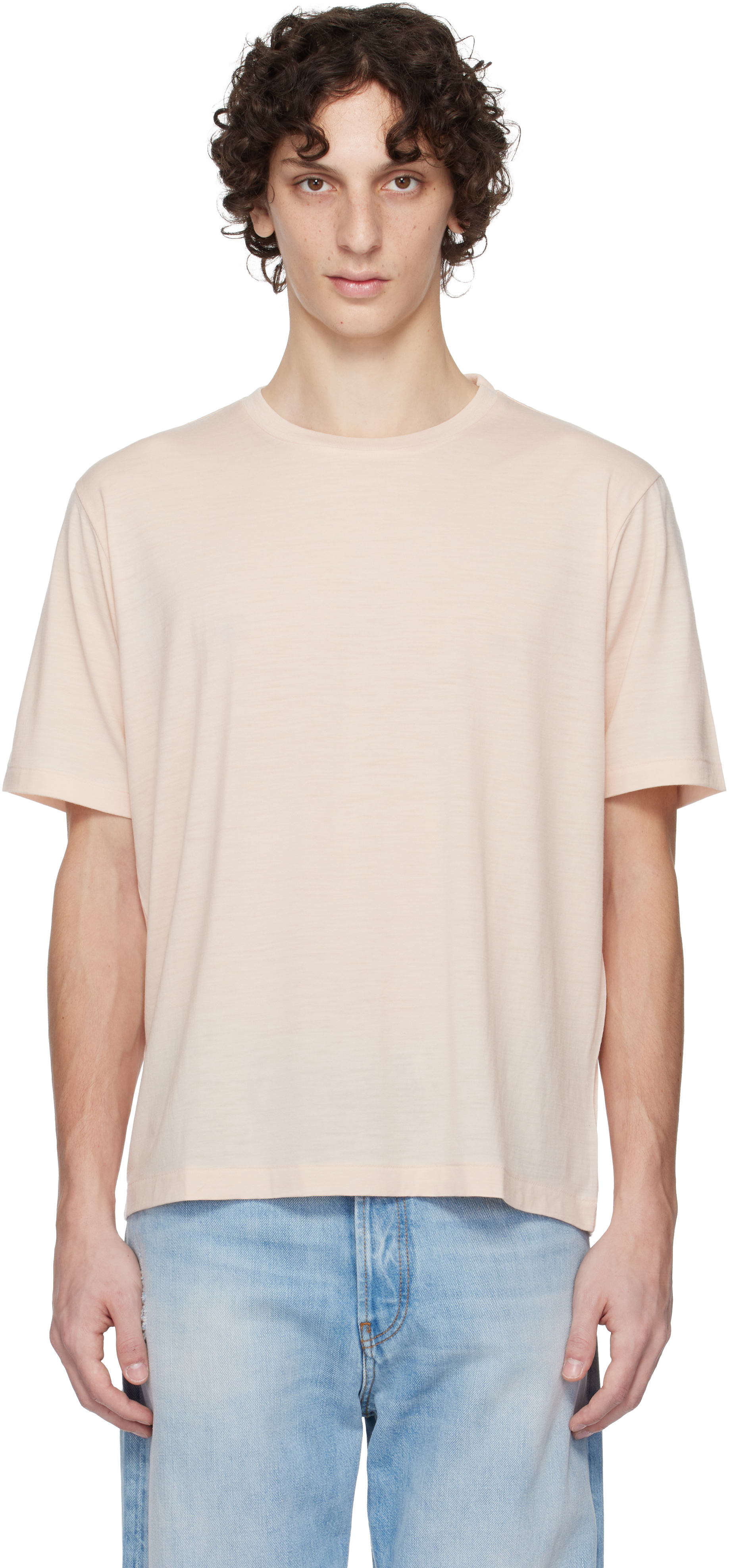 Black Super Soft Wool Jersey T-shirt