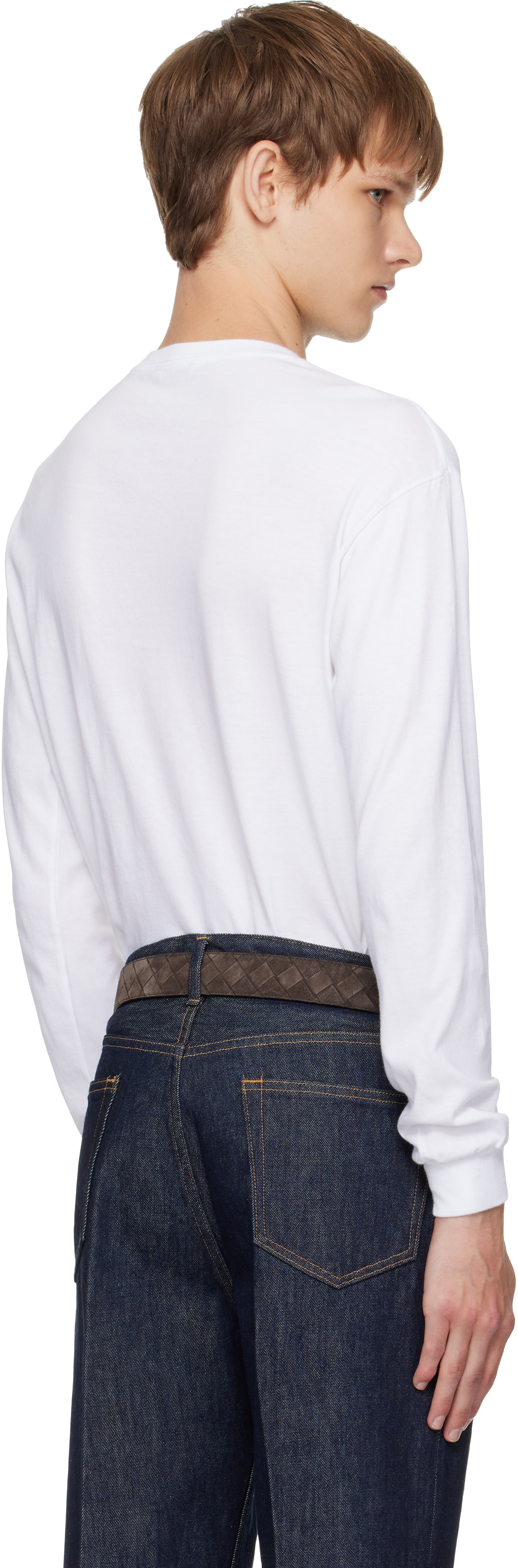 Auralee White Seamless L/s T-shirt In White
