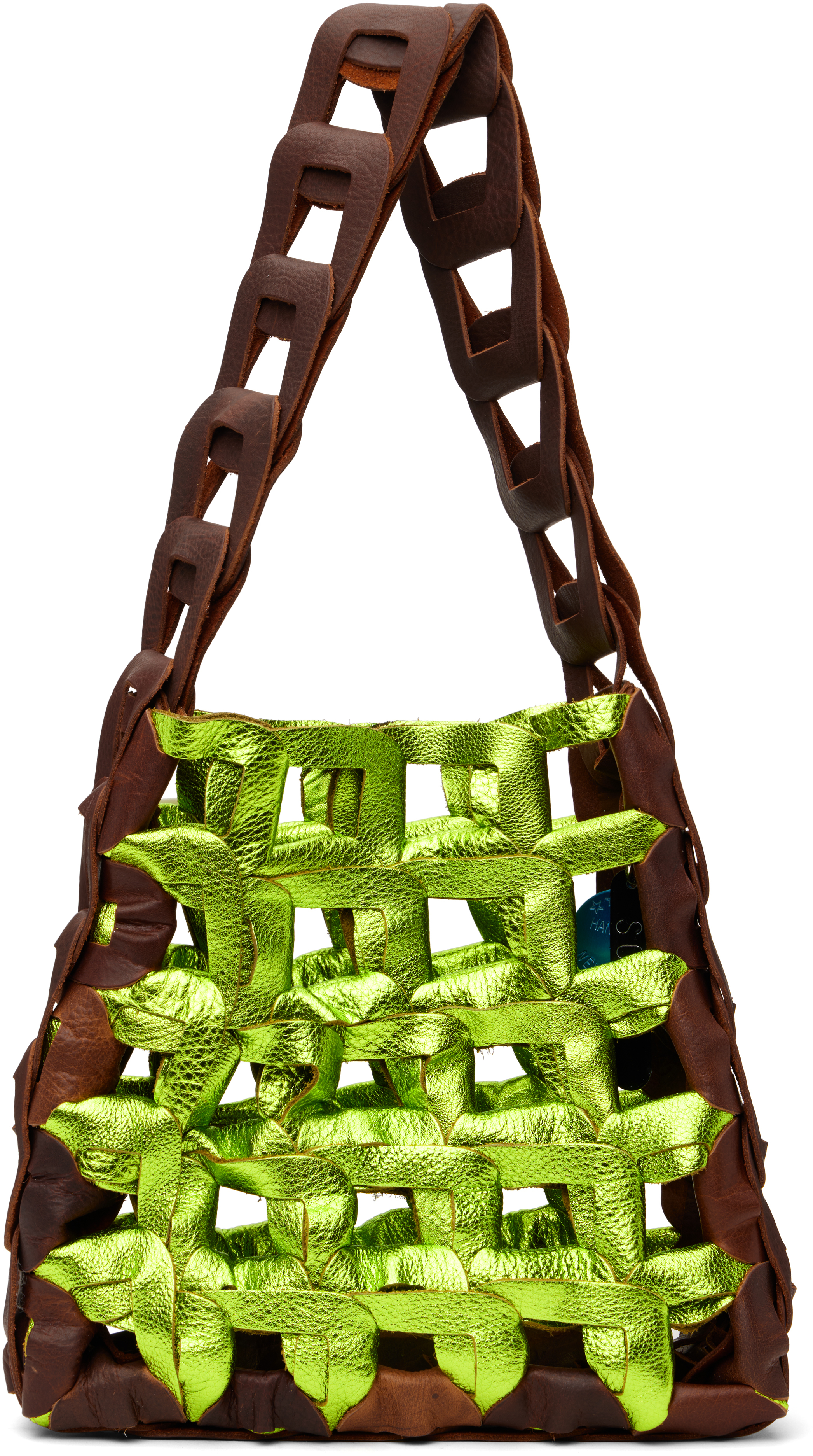Sc103 Brown & Green Links Bag