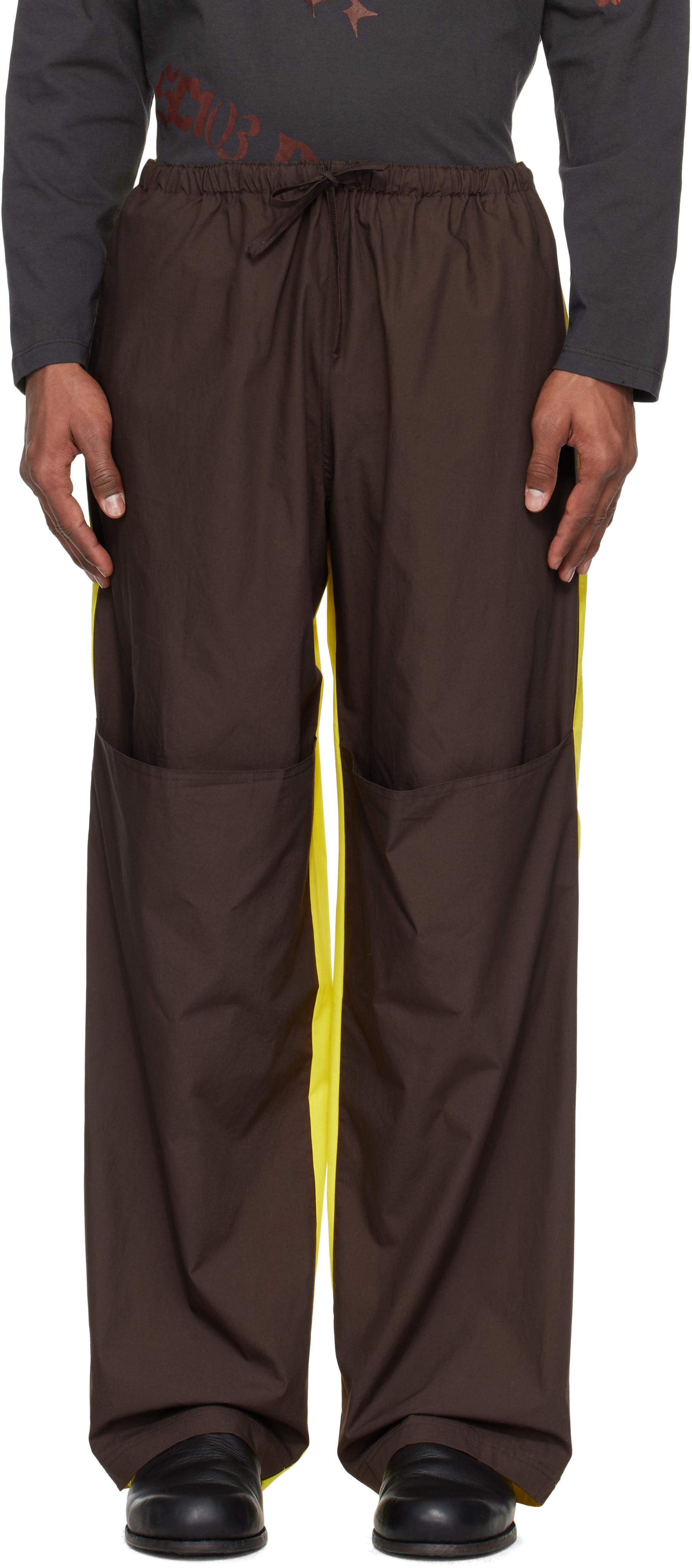 Yellow & Brown Prize Trousers