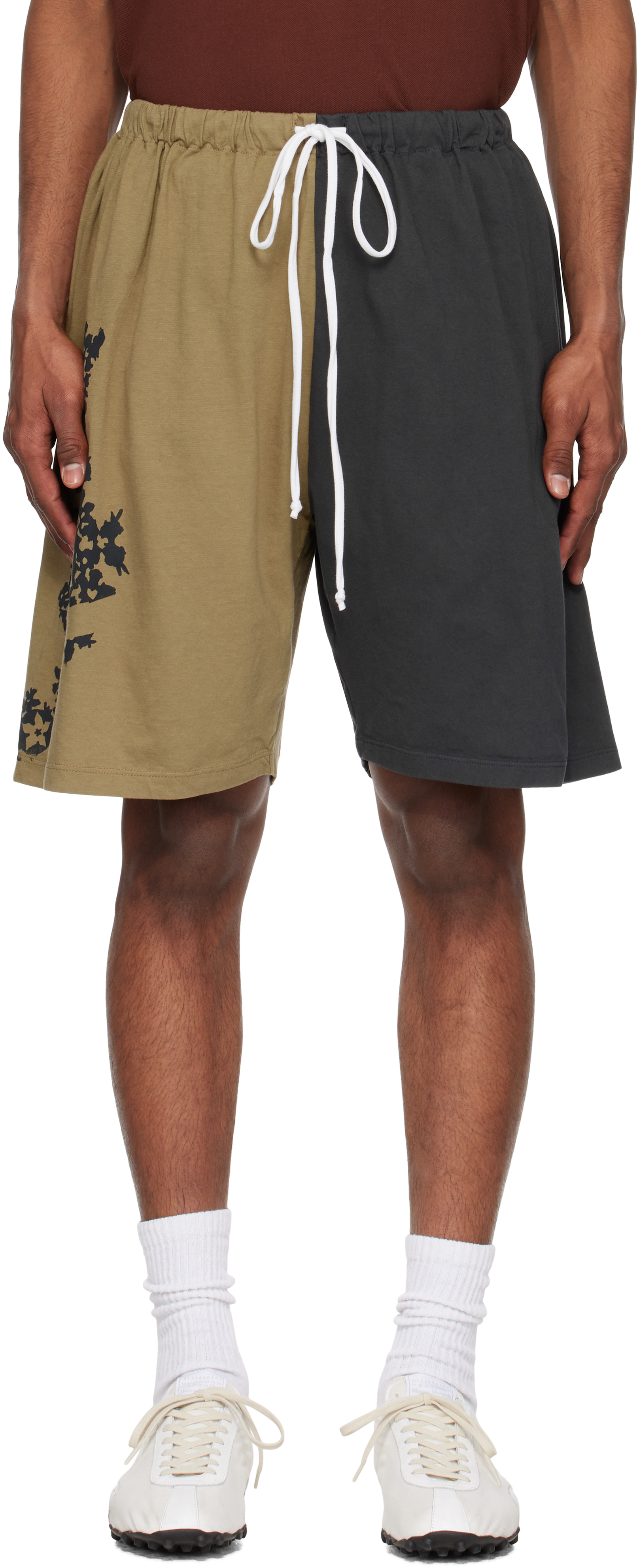 Khaki & Black Gift Shorts