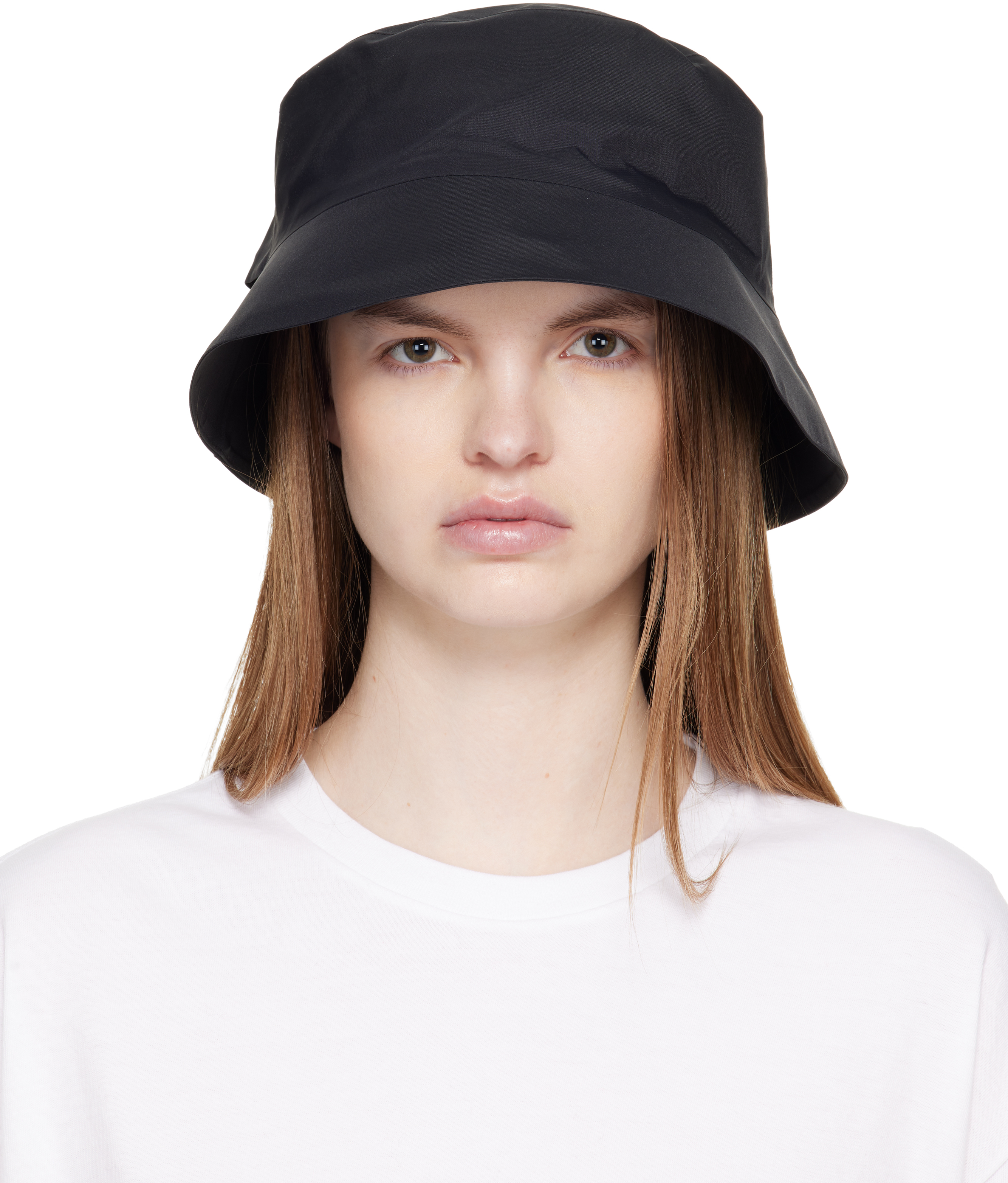 Black Bucket Hat by Veilance on Sale