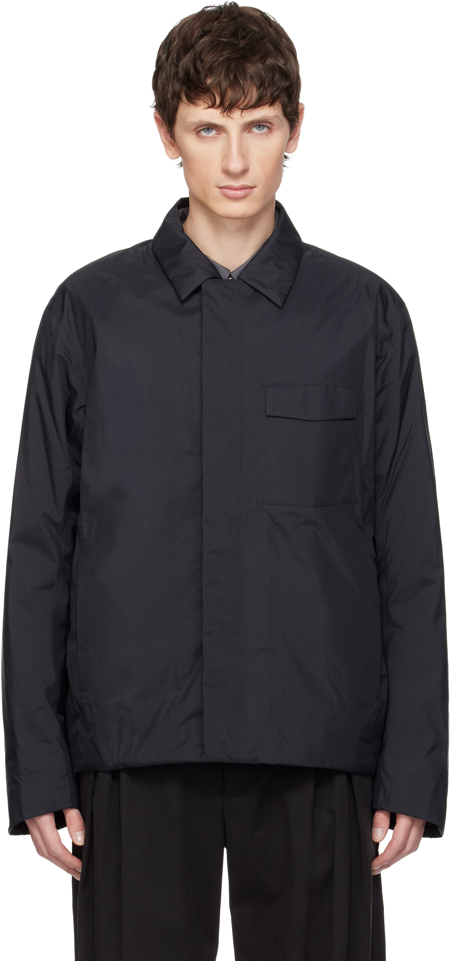 Veilance: Black Spere Insulated Jacket | SSENSE