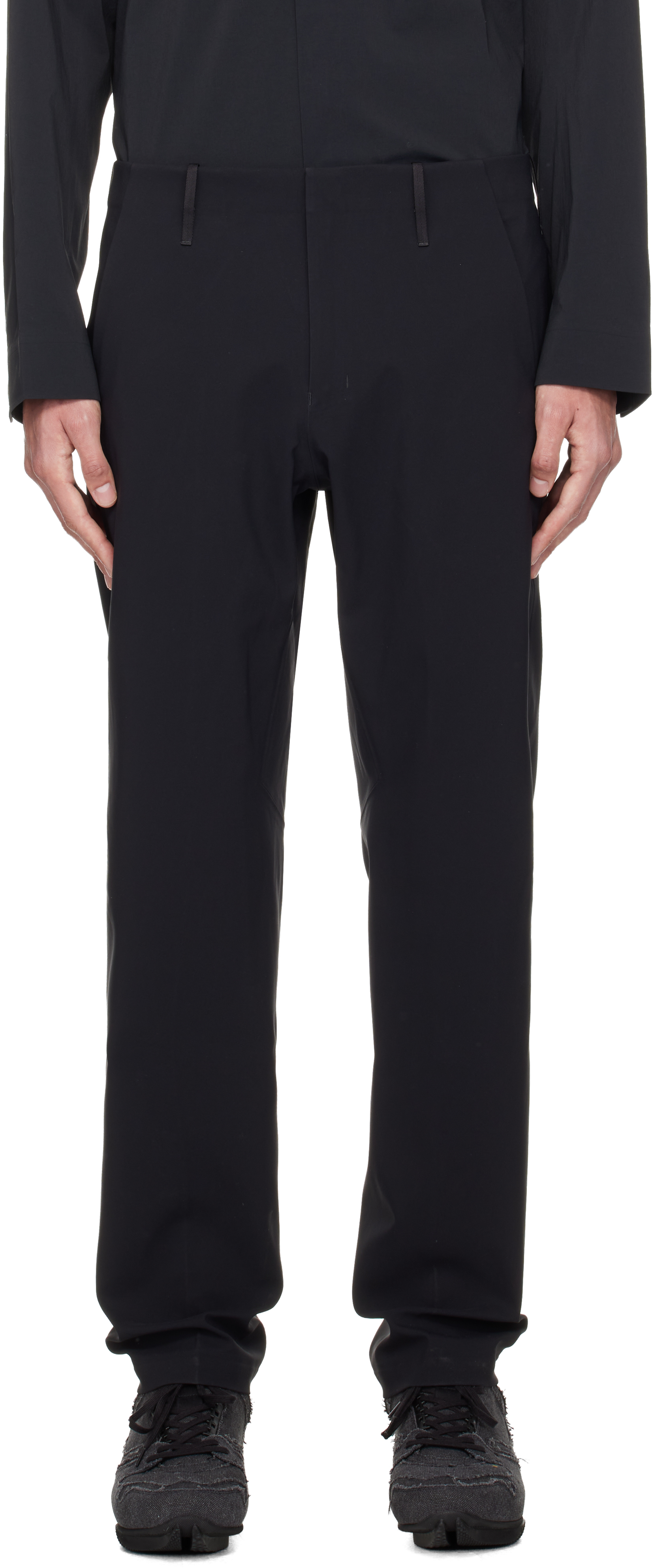 Veilance: ブラック Indisce MX トラウザーズ | SSENSE 日本