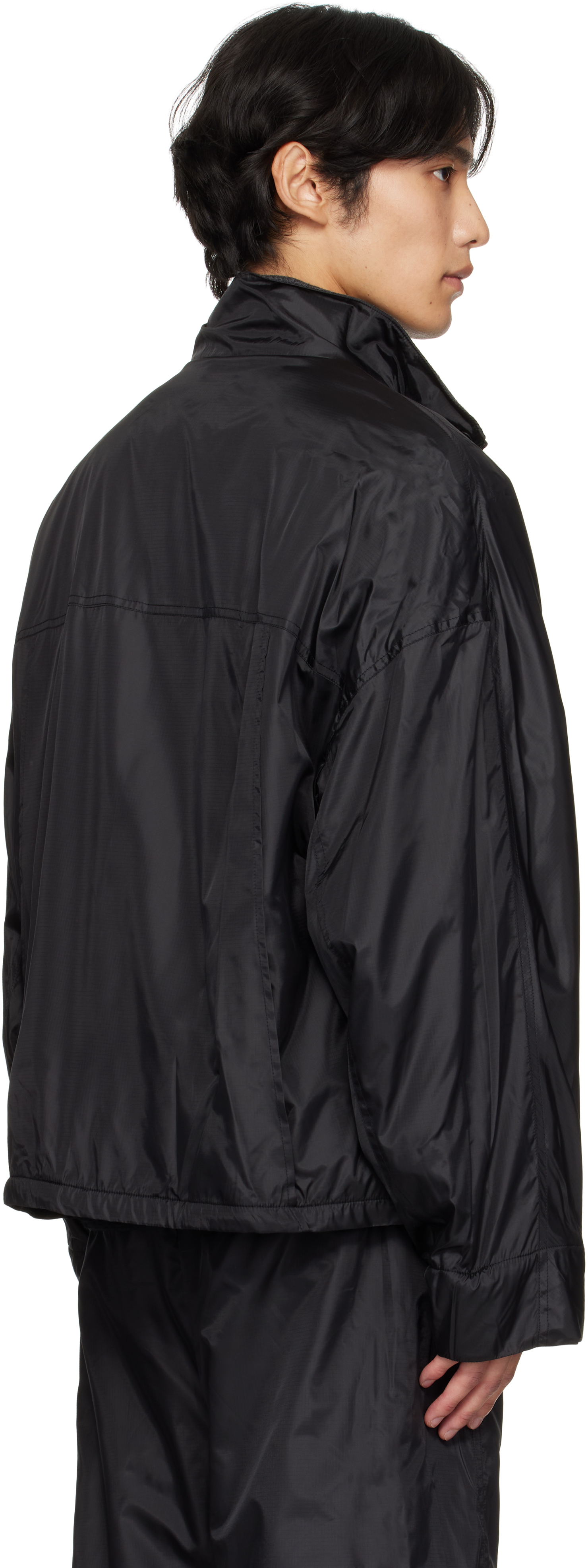 Le17septembre Black Shelled Jacket In Black
