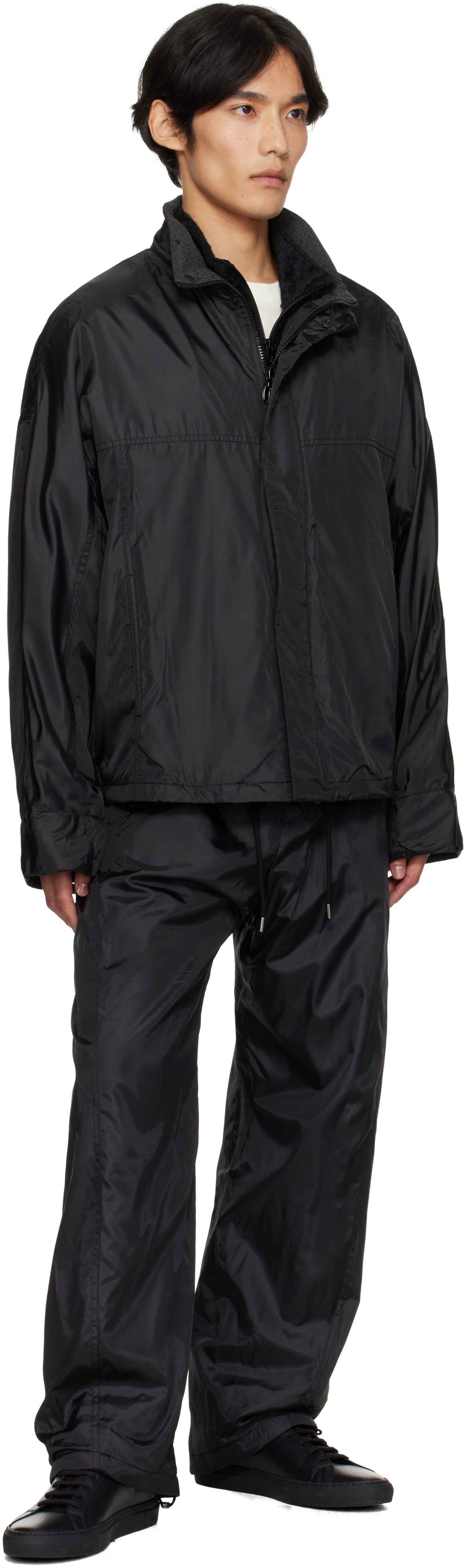 Le17septembre Black Shelled Jacket In Black