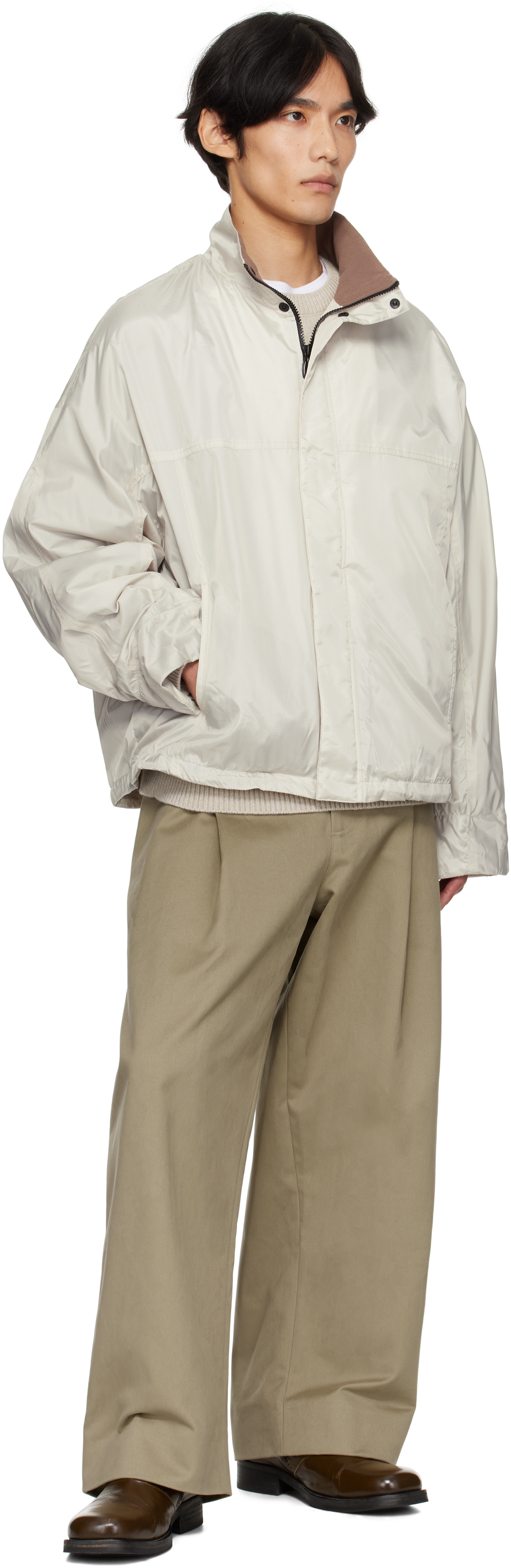Le17septembre Beige Shelled Jacket In Neutral